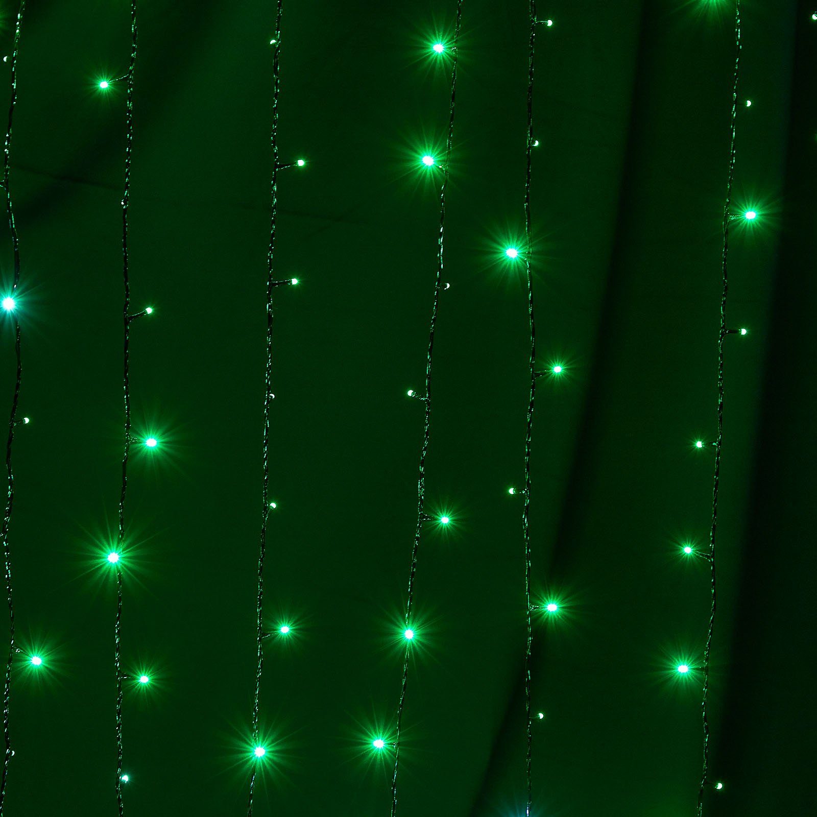 Party 20m LED for 3M-Verlängerungskabel mit Weihnachten Rosnek Baum, Grün 156-flammig, Garten Außen LED-Baummantel Lichterkette Innen