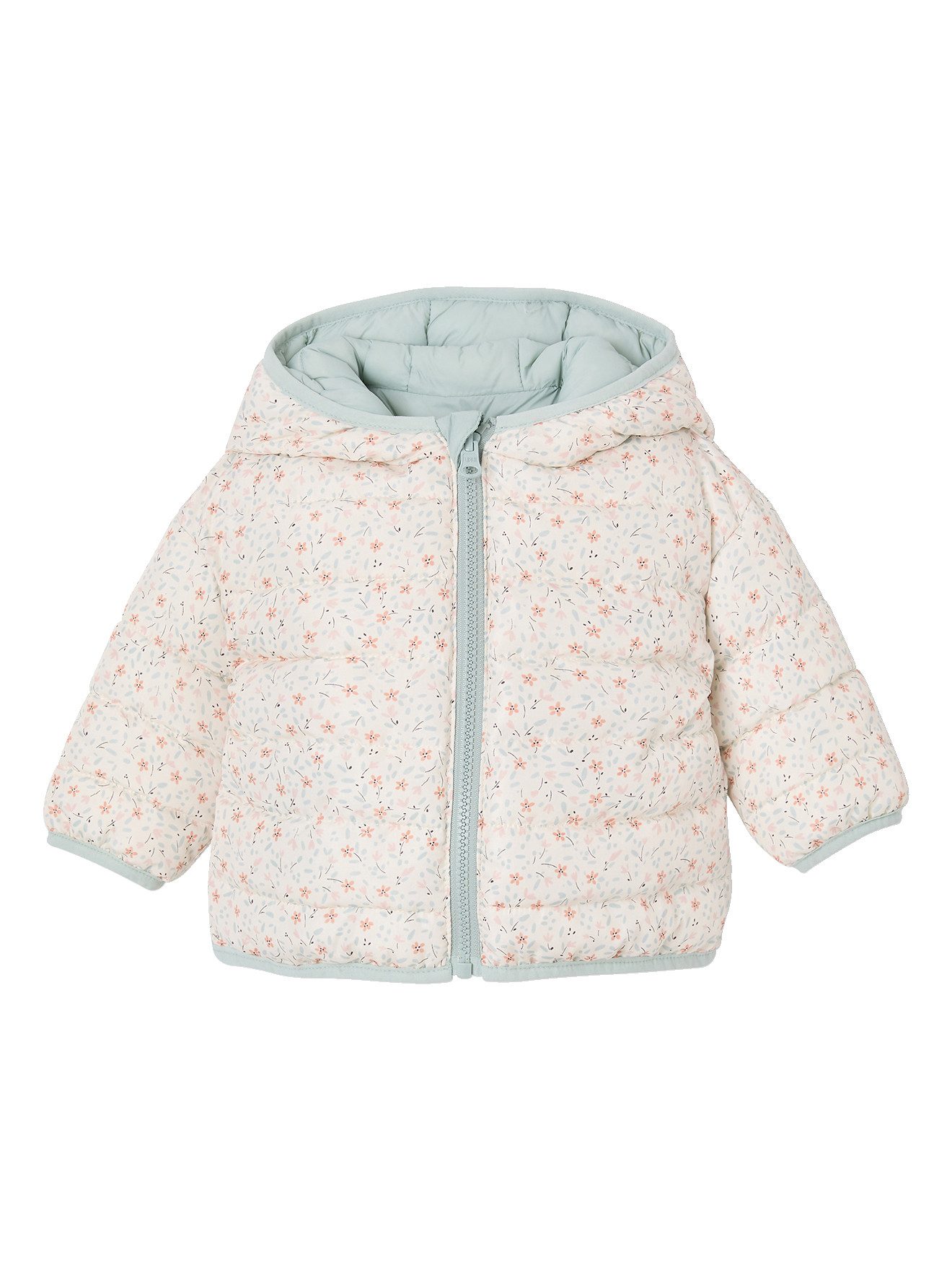 vertbaudet Steppjacke Baby Light-Steppjacke mit Recycling-Polyester wendbar