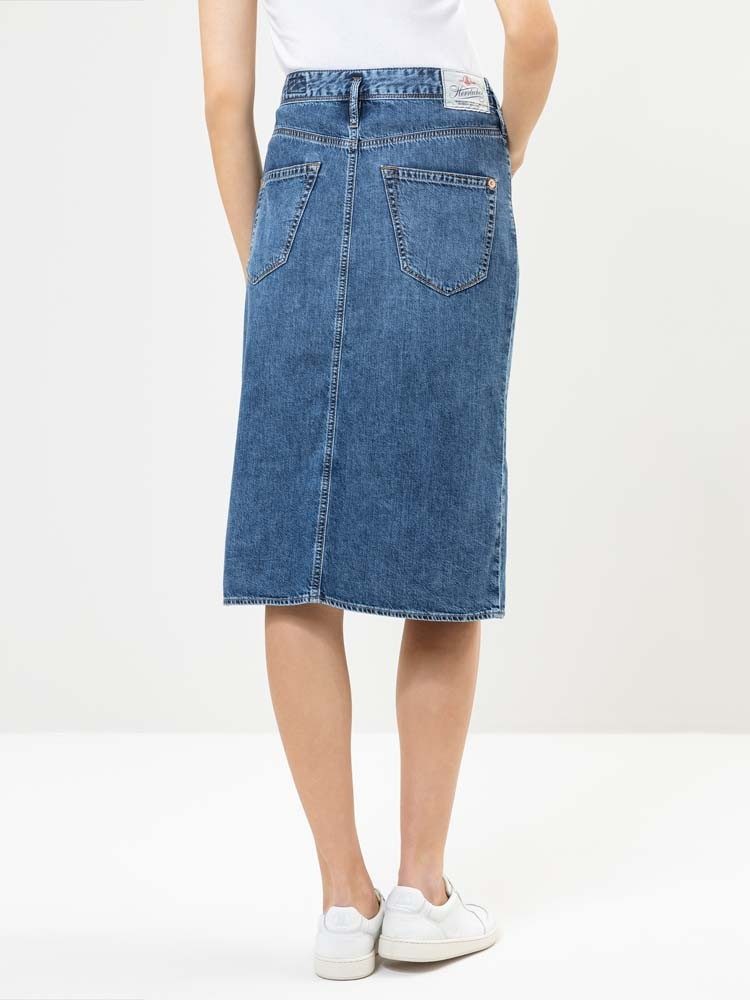 Herrlicher Jeansrock Shyra Skirt Midi Hoher günstig online kaufen