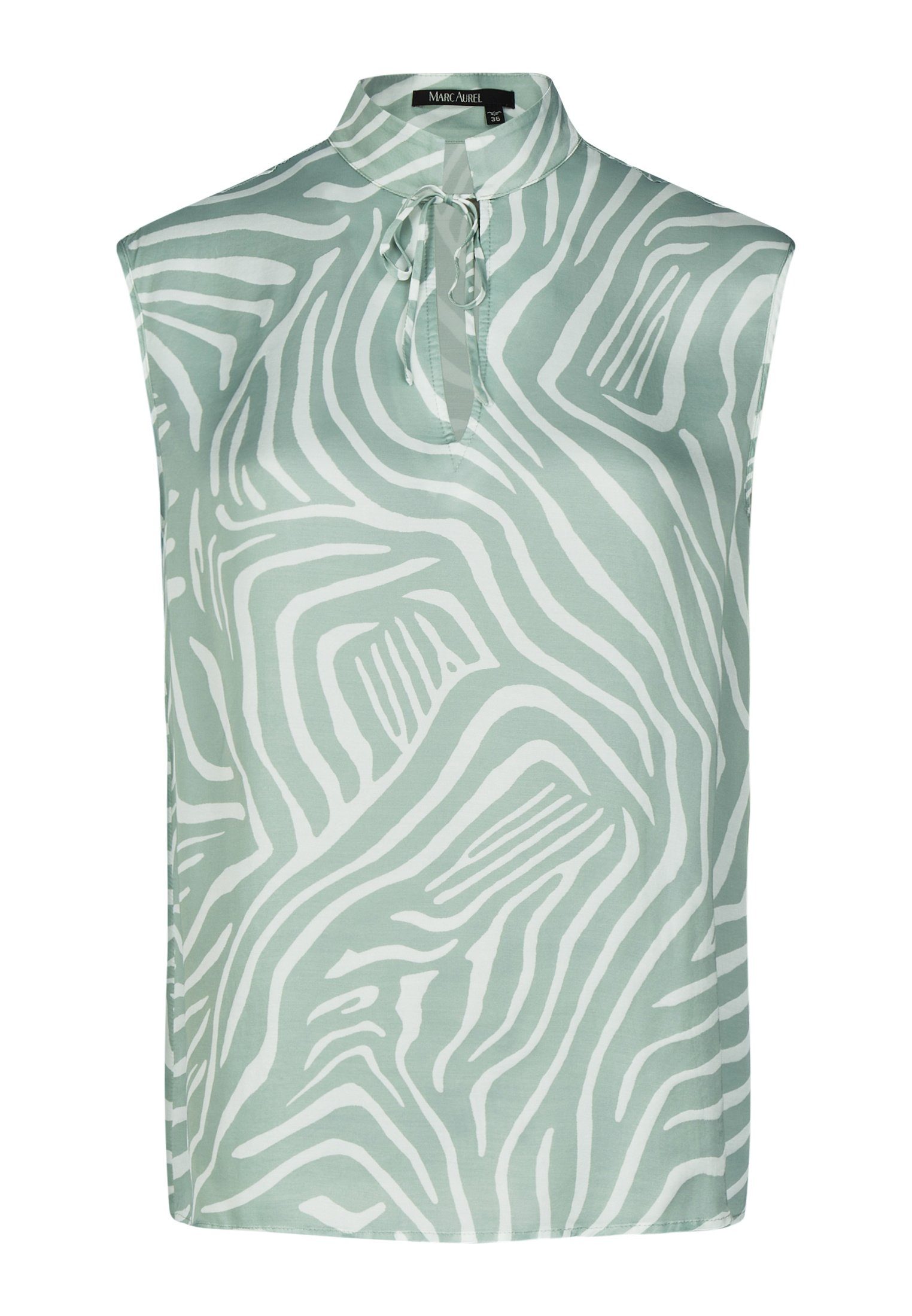 MARC AUREL Klassische Bluse Top mit Zebraprint