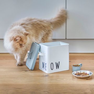 Zeller Present Vorratsdose Meow, Metall, (2-tlg), für Katzenfutter