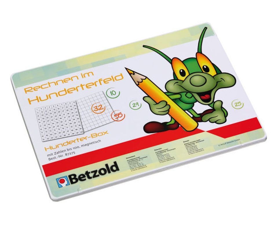 Betzold Обучающие игрушки 100er-Rechenbox – Lernspiel Mathematik Grundschule Rechnen