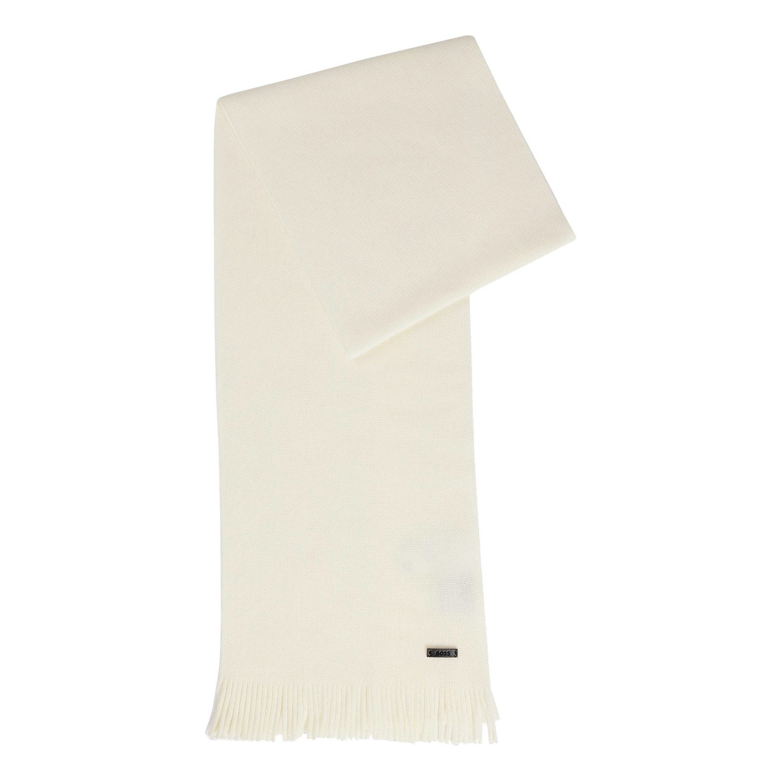 BOSS Schal Albas, mit aufgesticktem Markenpatch günstig online kaufen