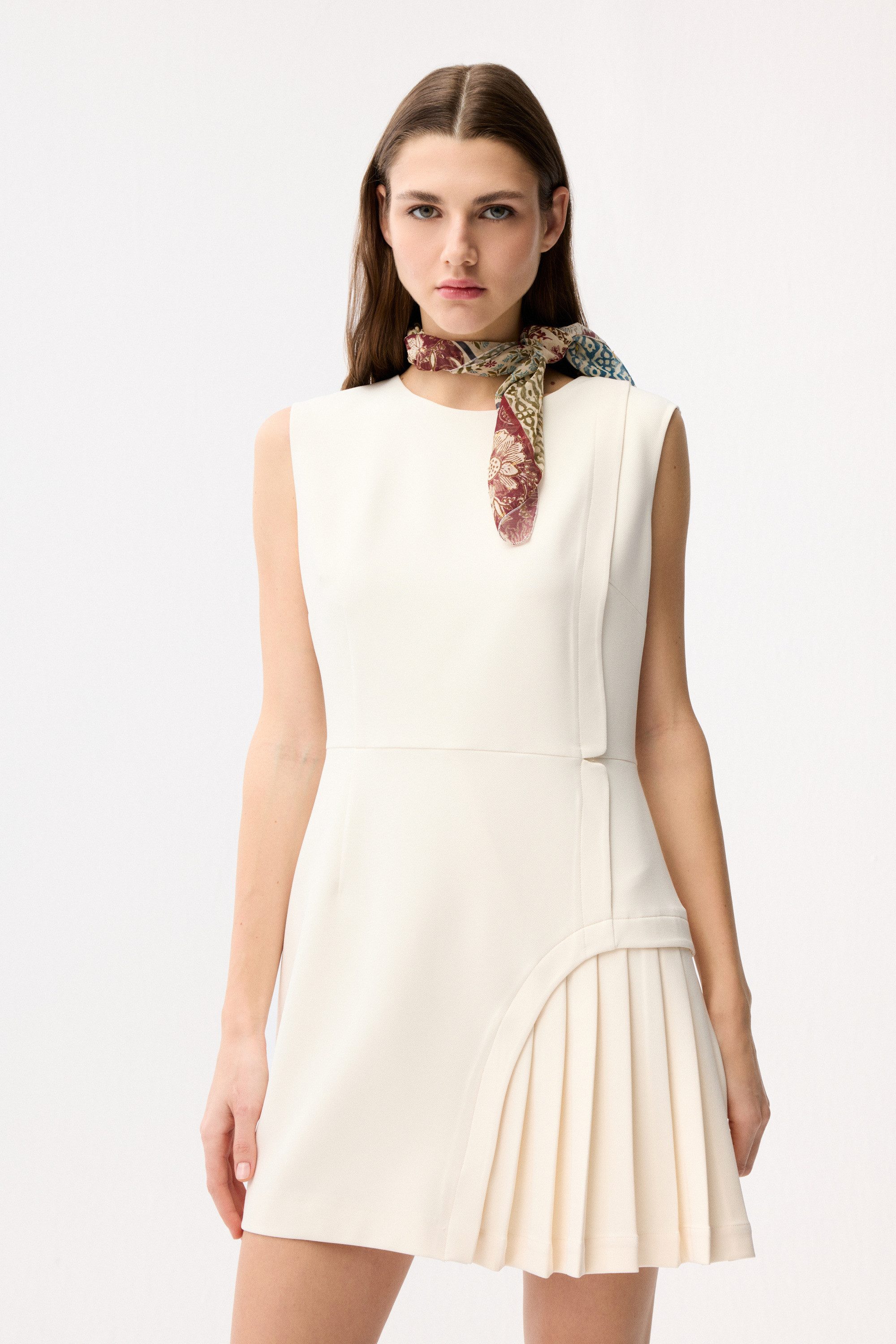 adL Minikleid Plissiertes Minikleid