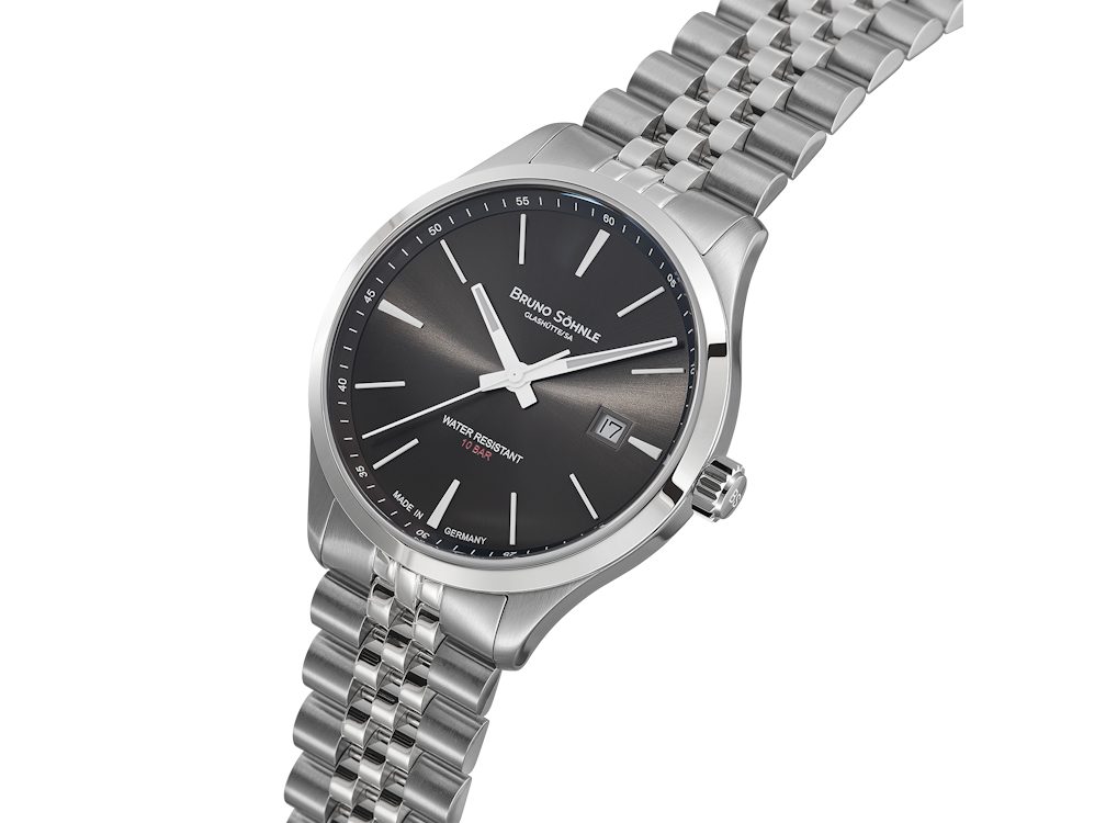 BRUNO SÖHNLE Quarzuhr Glashütte Herrenuhr Turin Big