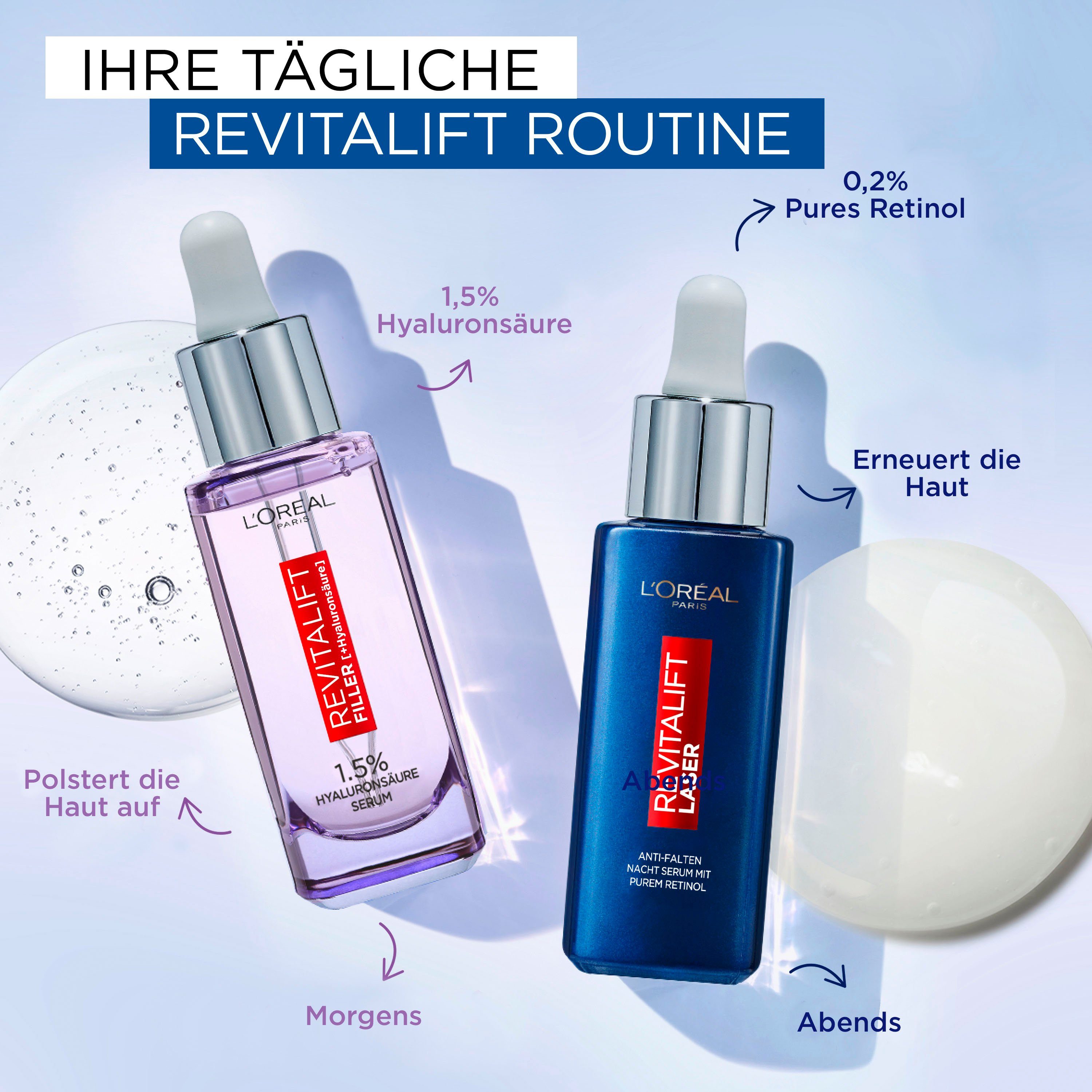 L'ORÉAL PARIS Gesichtsserum Revitalift Laser Serum Retinol