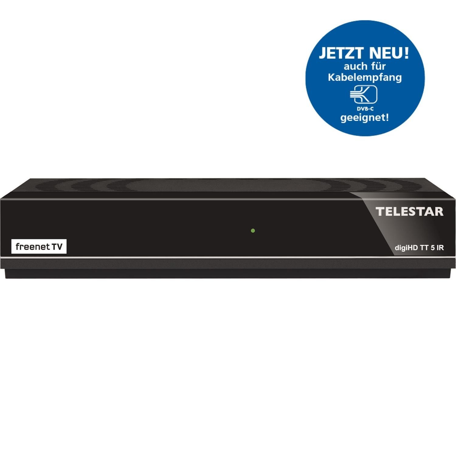 TELESTAR digiHD 5 HDTV-Receiver DVB-T2 IR und Kabel-Receiver DVB-C TT