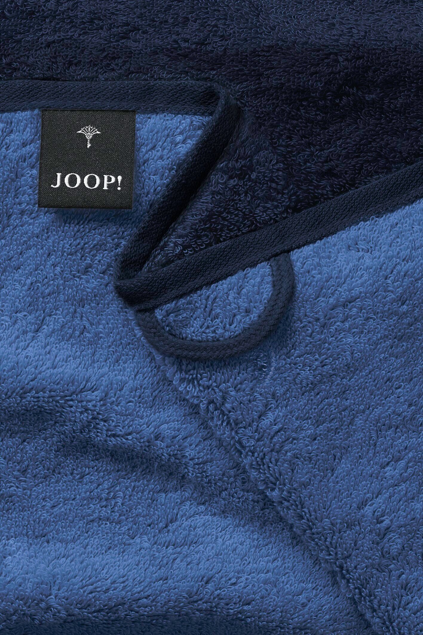 Joop! Gästehandtücher JOOP! LIVING - DOUBLEFACE Navy Textil Gästetuch-Set, CLASSIC (3-St)
