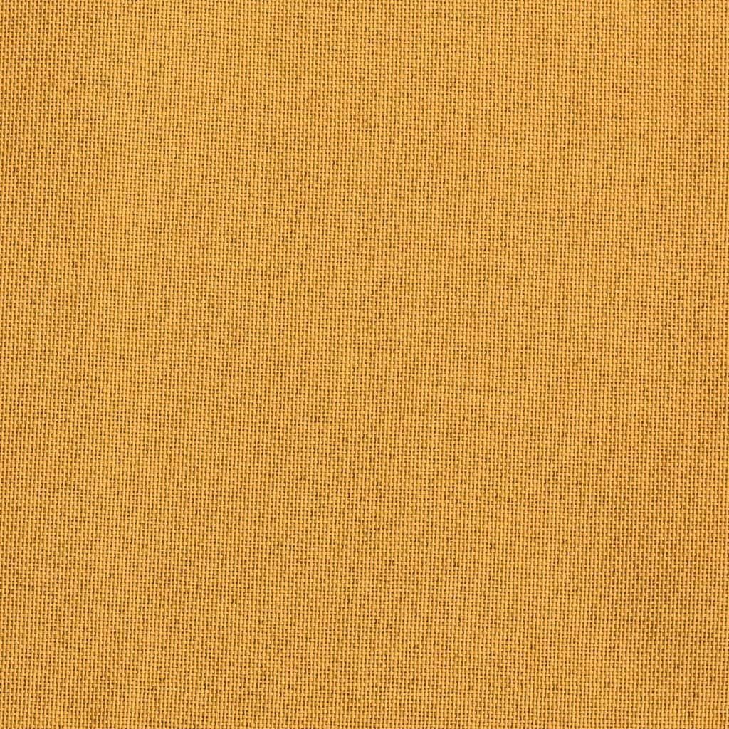 Vorhang Verdunkelungsvorhang vidaXL, Gelb mit 290x245 St) Leinenoptik Haken cm, (1