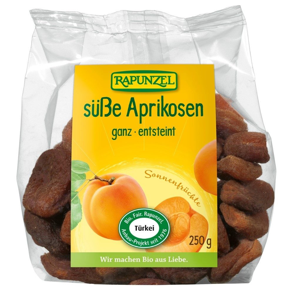 Rapunzel Trockenfrüchte Aprikosen getrocknet süß 250g