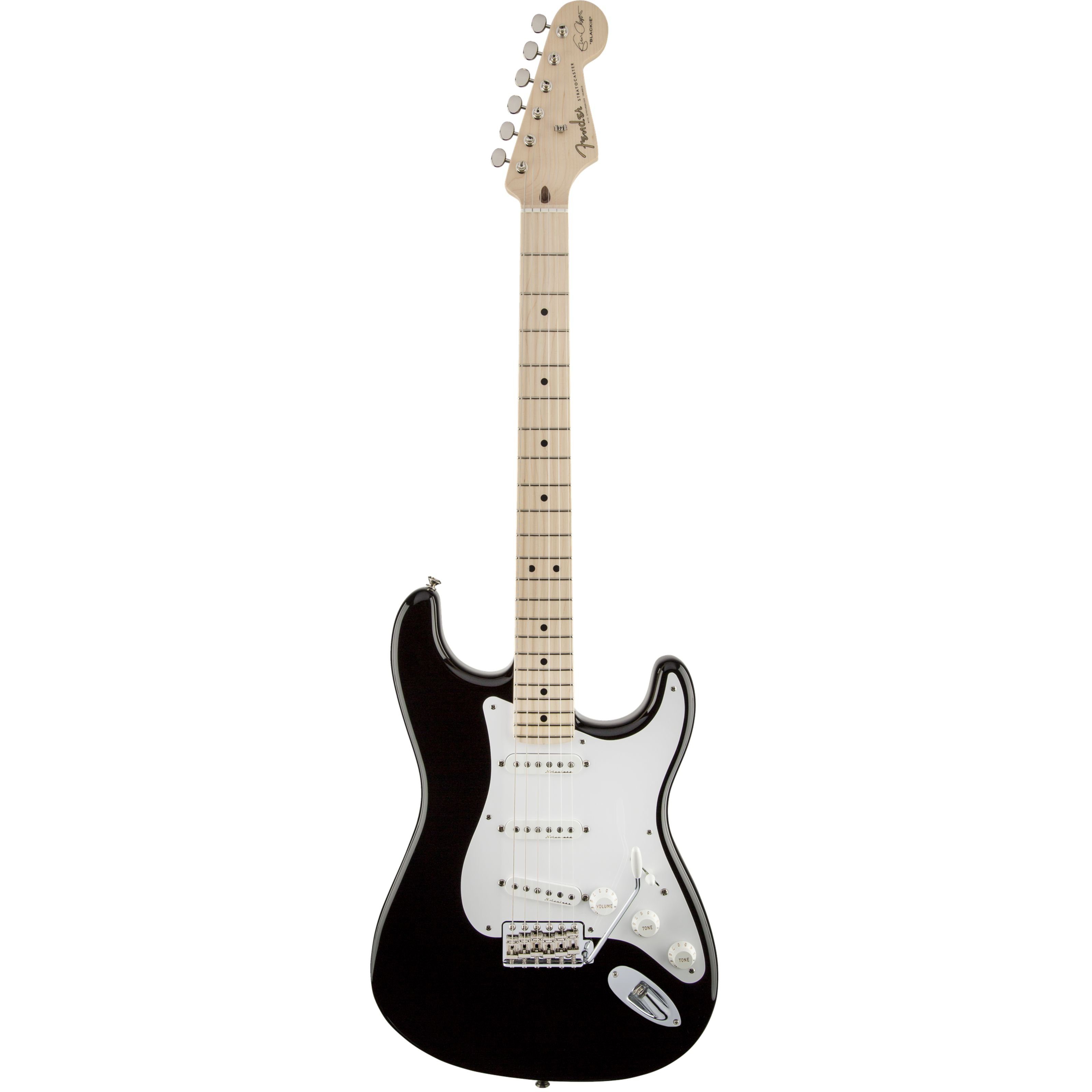 Fender E-Gitarre, E-Gitarren, ST-Modelle, Eric Clapton Stratocaster MN Black - E-Gitarre