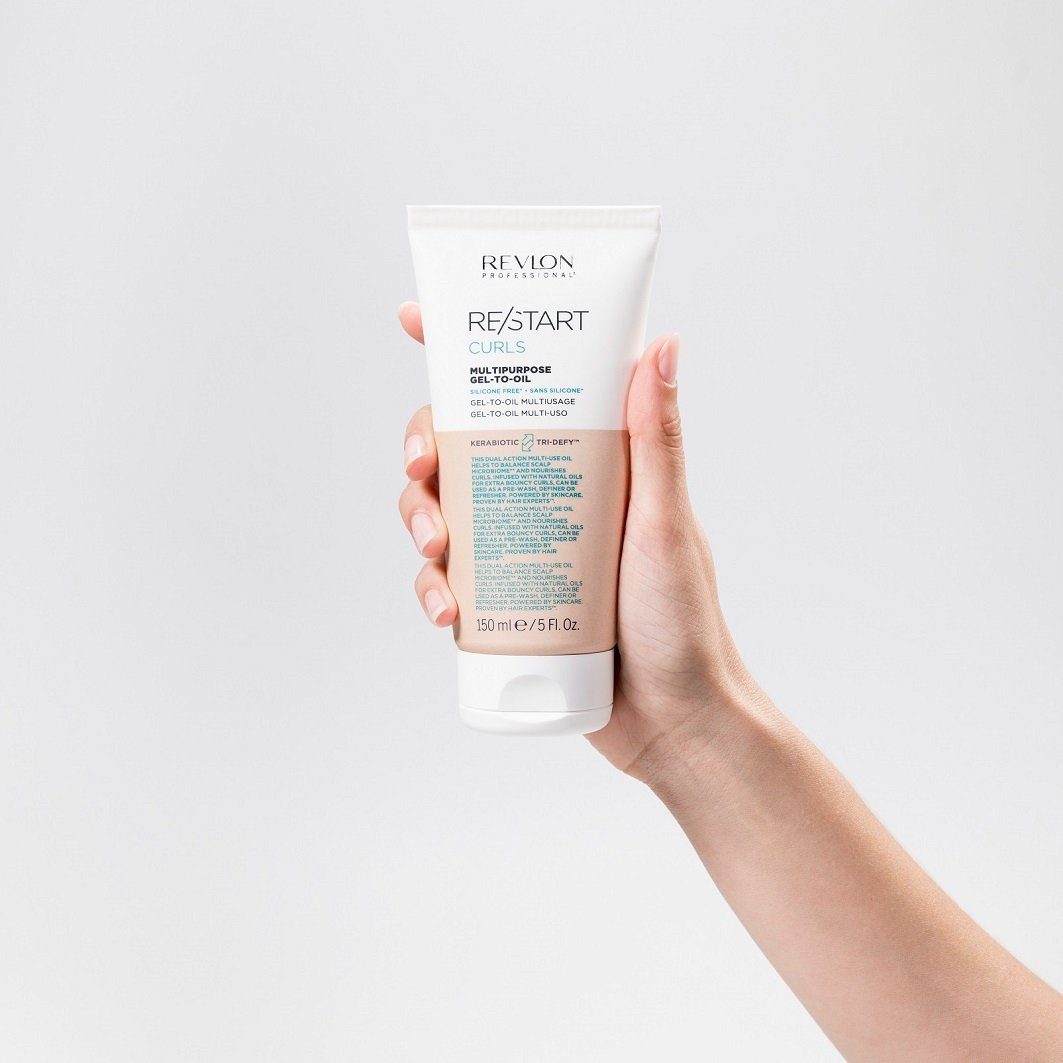 REVLON PROFESSIONAL Haaröl RE/START CURLS MULTIPURPOSE GEL-TO-OIL, Nährt und definiert Locken und Wellen für lang anhaltenden Schwung.