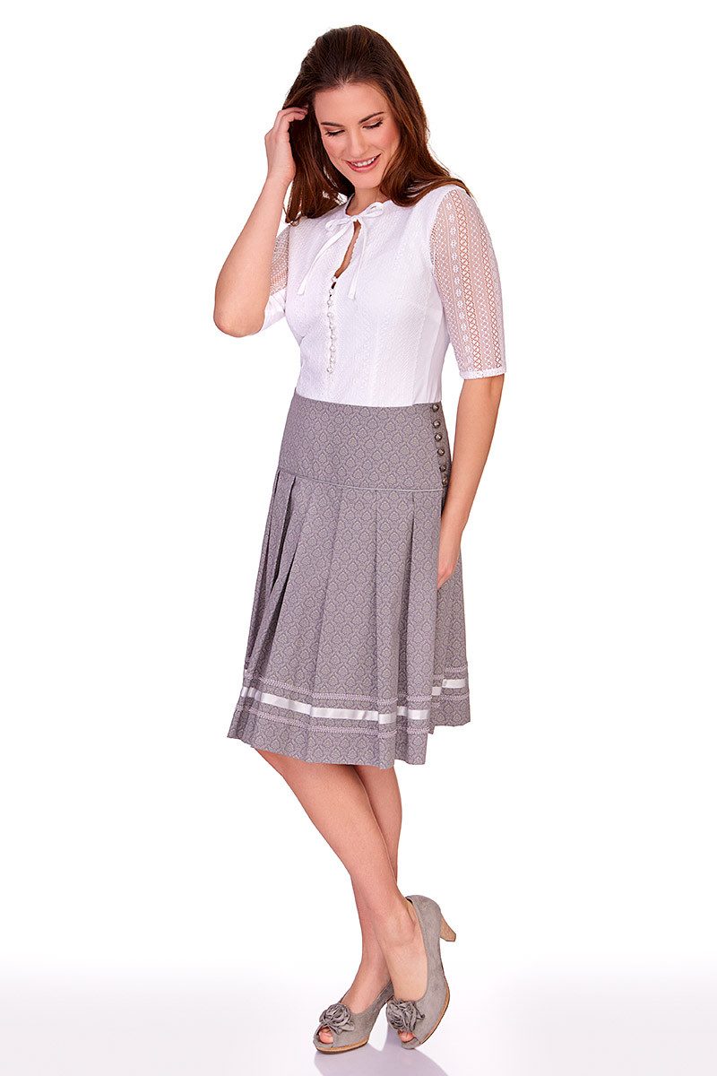 MarJo Trachtenrock Trachtenrock - FIONA - grau