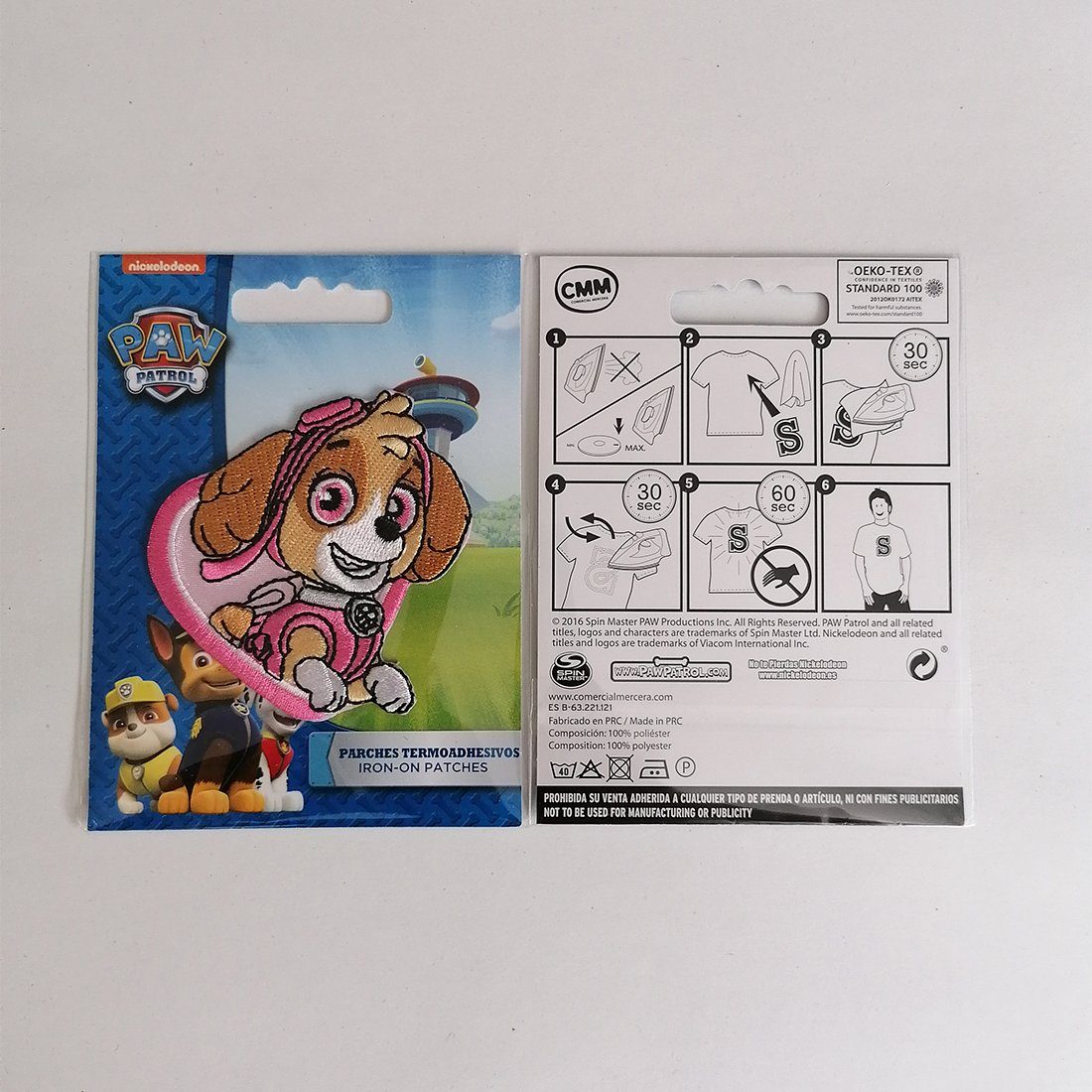 Catch the Patch Aufnäher Bügelbild, Aufbügler, Applikationen, Patches, Flicken, zum aufbügeln, Polyester, SKYE - Größe: 6,8 x 6,3 cm