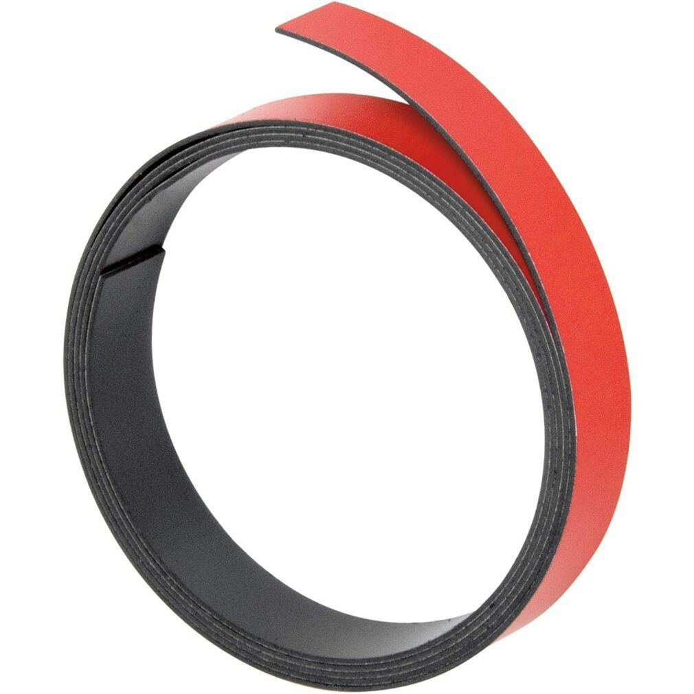 FRANKEN Klebeband Magnetband rot 2,0 x 100,0 cm