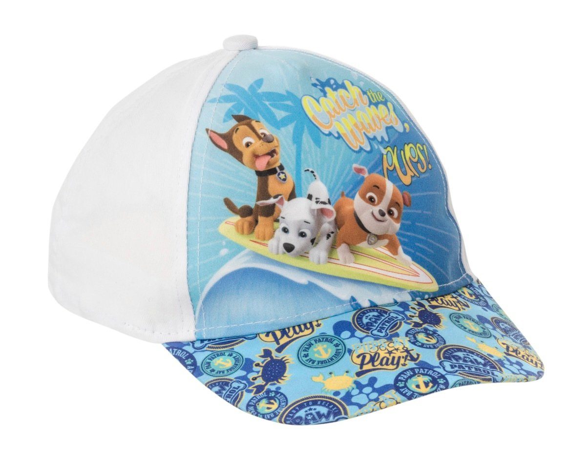 Baseball Cap Paw Patrol Baseball Cap, Mütze Chase, Rubble Marshall weiß, Größe 52