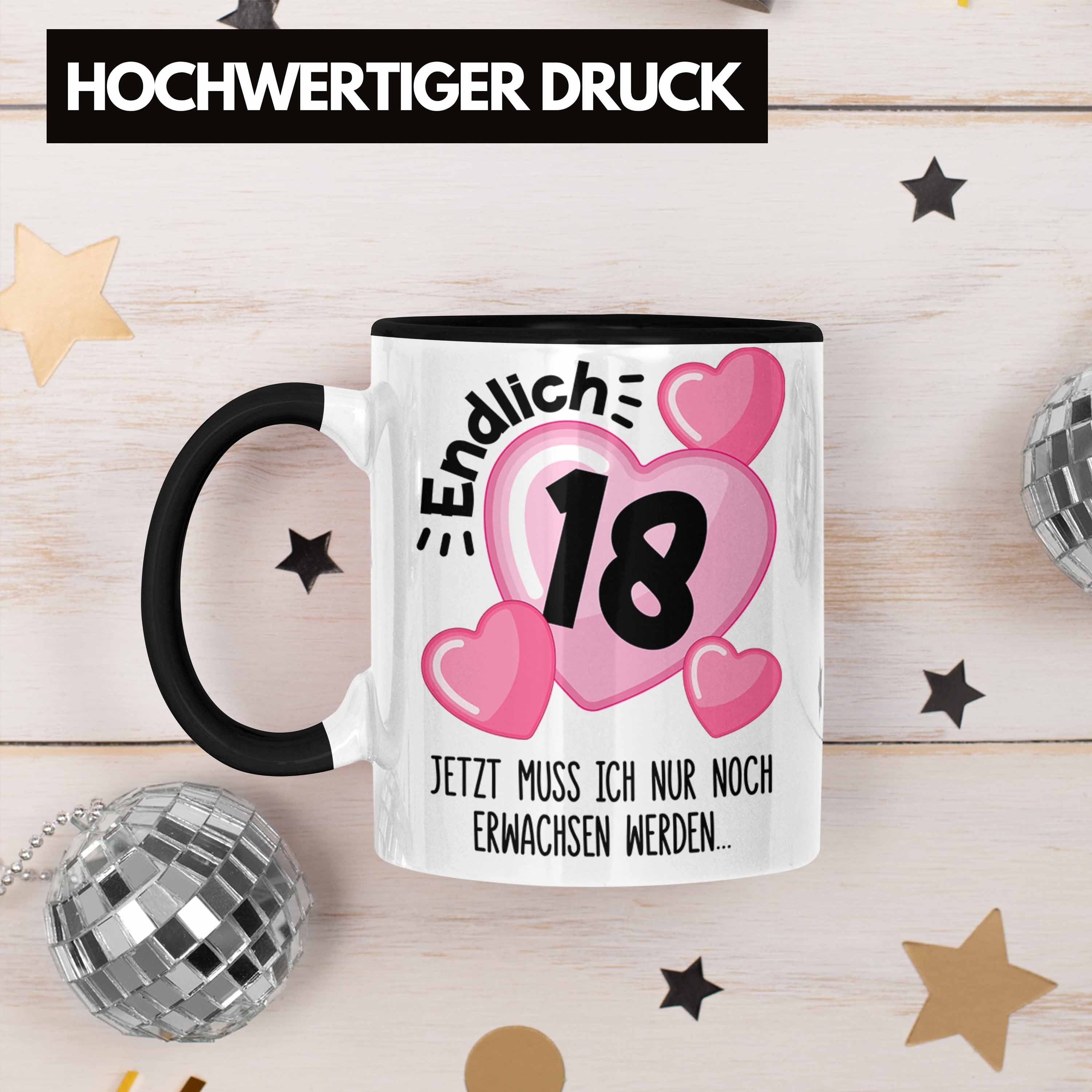 Trendation Tasse Trendation - 18. Geburtstag Tasse Geschenk Mädchen Geschenkidee Lustig Spruch 18 Geschenke Geschenkideen zum 18 Bday 18er – Bild 4 von 5