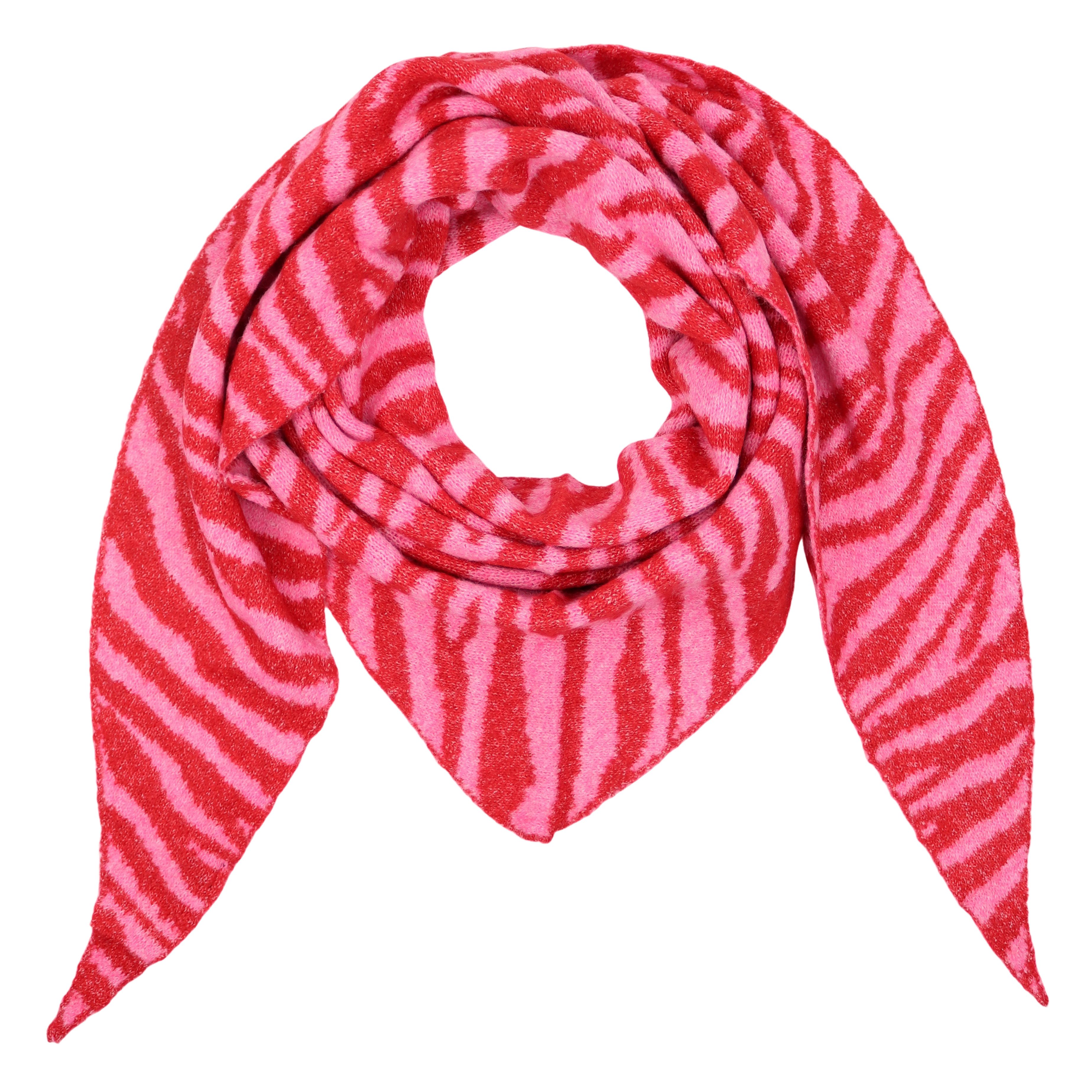 MIRROSI Dreieckstuch kuschliger und warmer Dreiecksschal Zebra Muster ca.18 günstig online kaufen