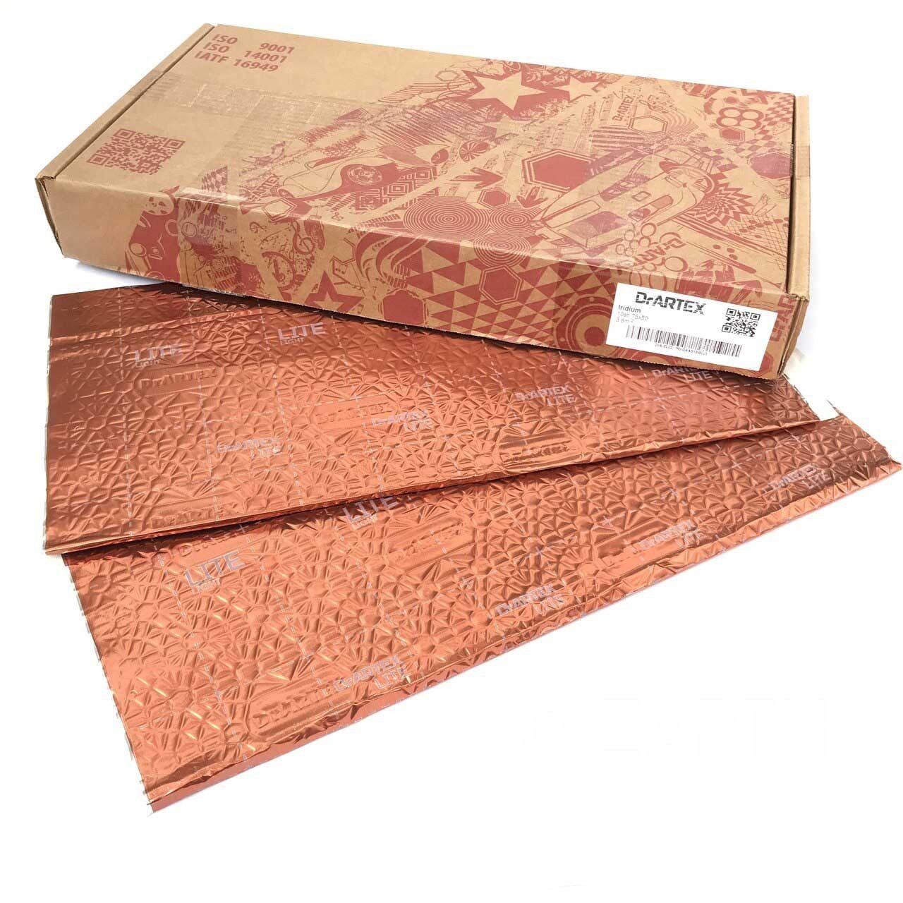 DrArtex Dämmplatte Earth Gold HD 2,6mm Schwingungsdämpfendes Material (8 Stück, 3,00 m)