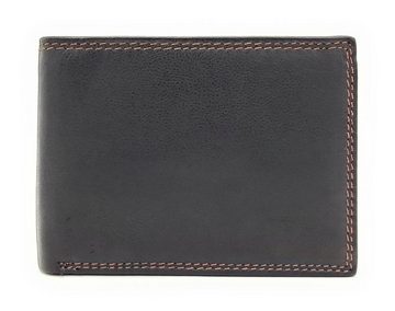 McLean Geldbörse Portemonnaie, echt Leder, mit RFID Schutz, Volllederaustattung, Reißverschlussfach innen