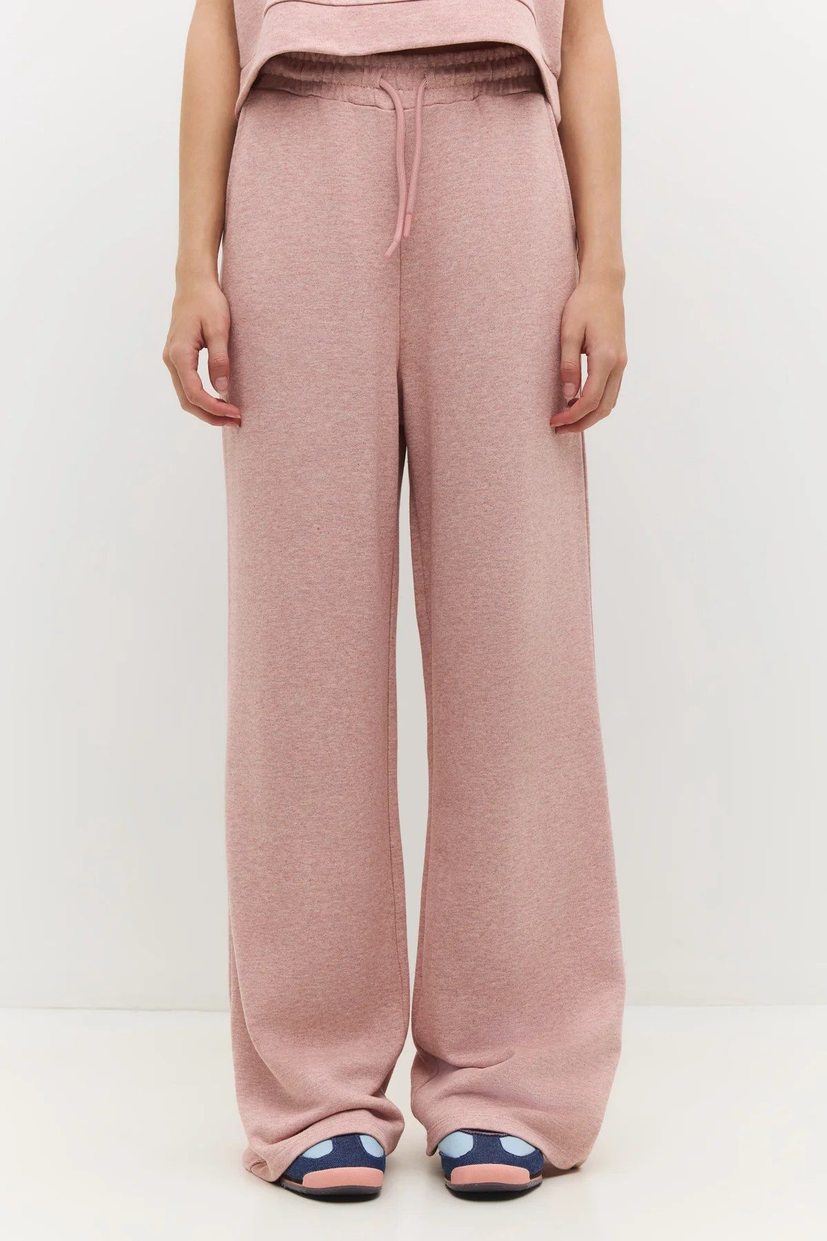 No Matter What Sweatponcho Weit geschnittene Jogginghose mit elastischem Bund