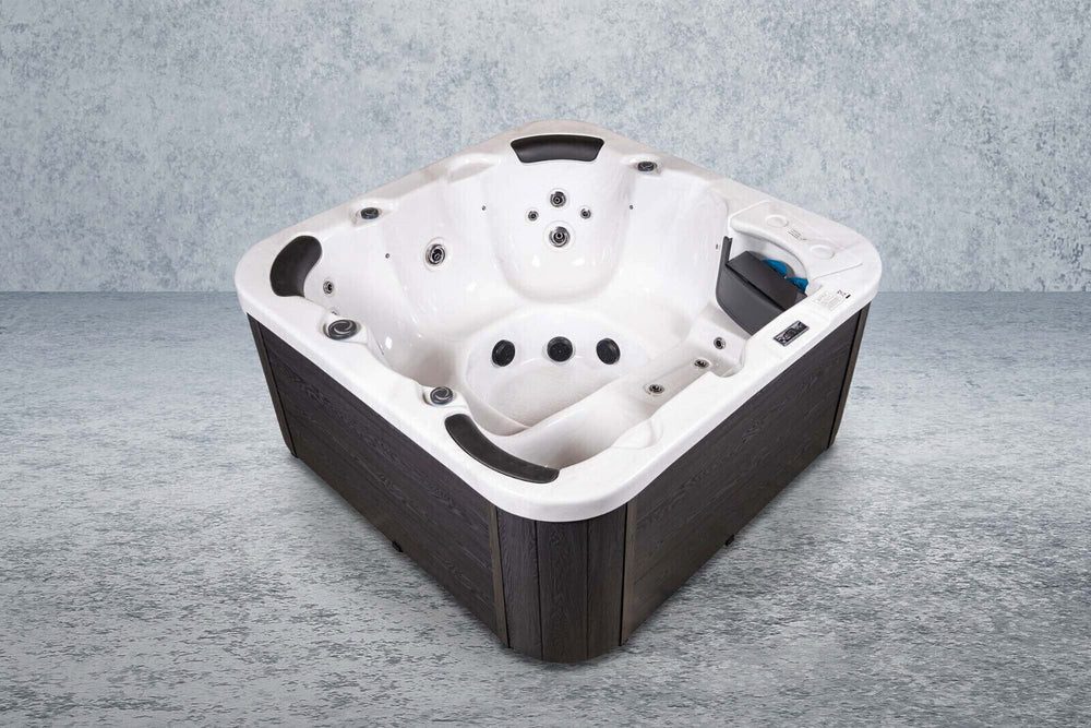 DEKO VERTRIEB BAYERN Whirlpool XXL Luxus SPA LED Whirlpool SET 200x200 Outdoor+Indoor Pool Ozon 2025