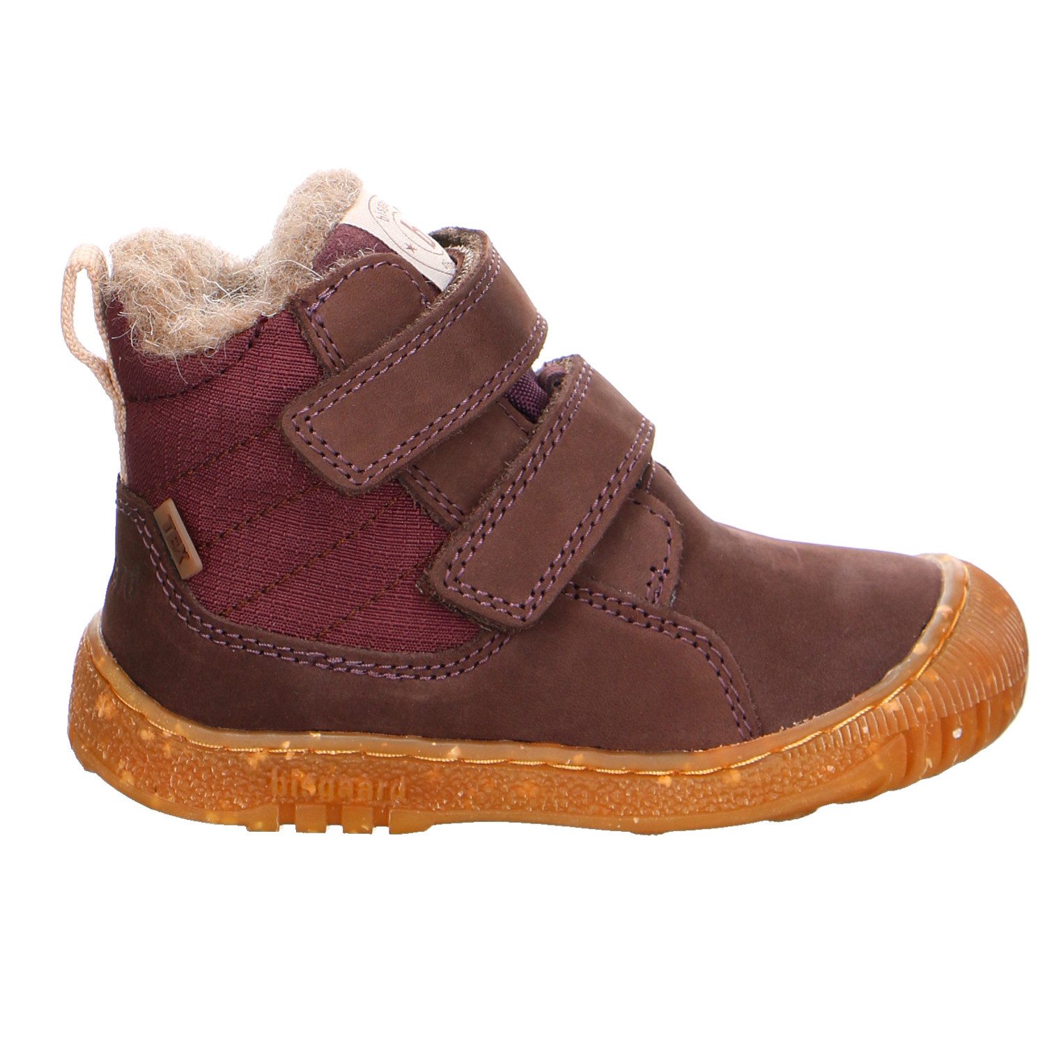 Bisgaard Bisgaard Leder Klettstiefel Winter Mädchen blau Winterstiefelette