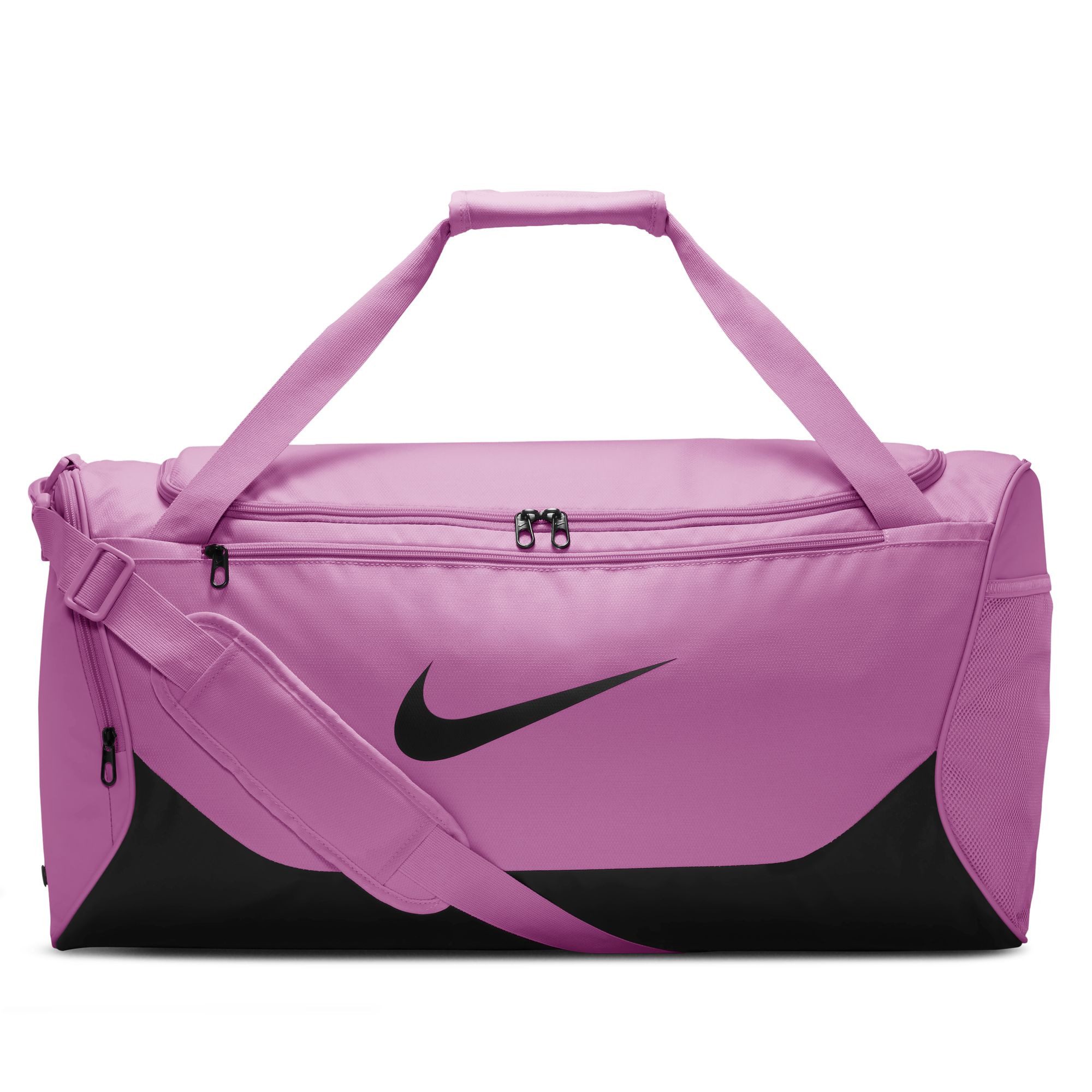 Nike Sporttasche NK BRSLA M DUFF - X, für Erwachsene, mit Reißverschlusstasche vorne