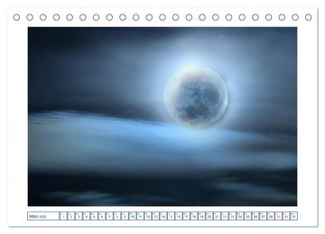 CALVENDO Wandkalender MoonMania (Tischkalender 2025 DIN A5 quer), CALVENDO Monatskalender