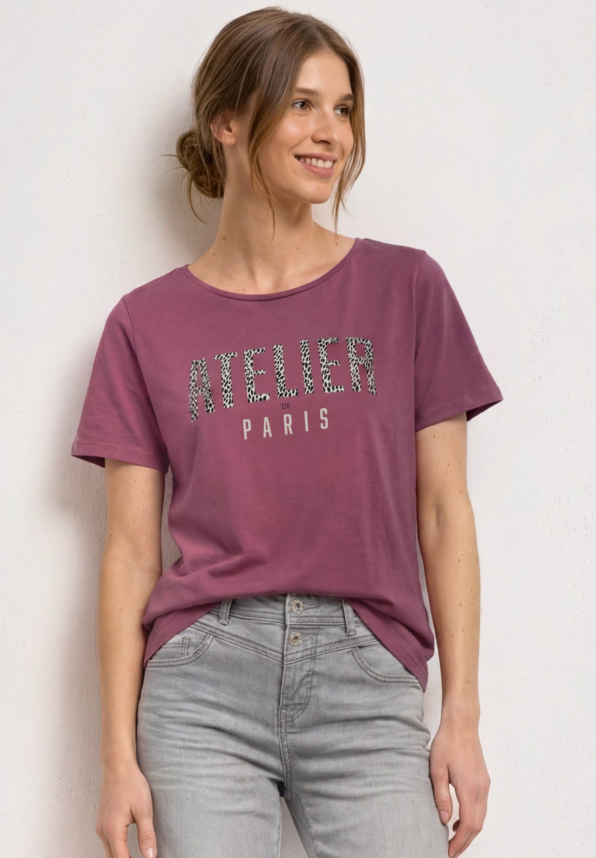 STREET ONE T-Shirt aus reiner Baumwolle