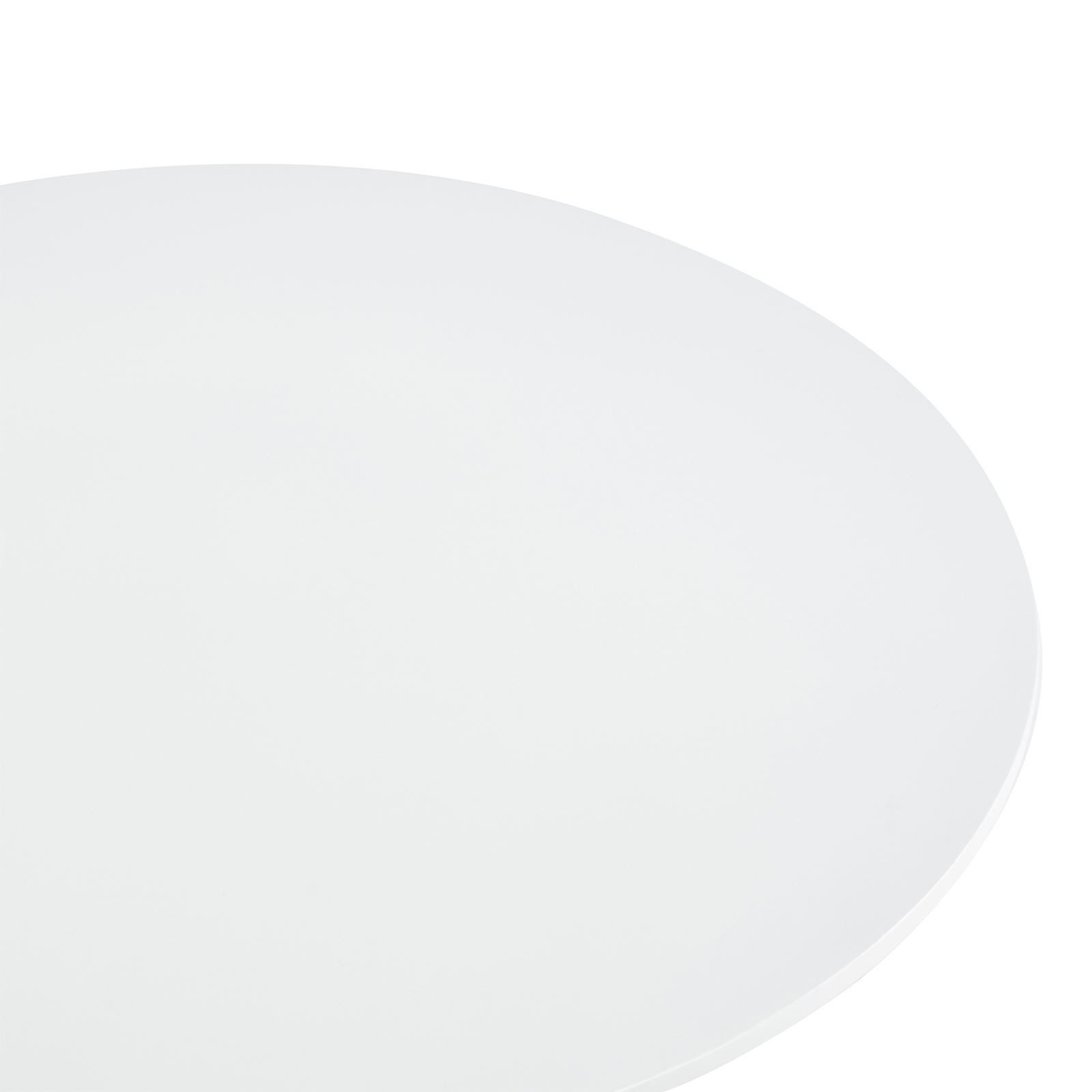 IDIMEX Esstisch LOIRE, Runder Esszimmertisch 80 cm mit Tulpenfuß und MDF-Platte Weiß