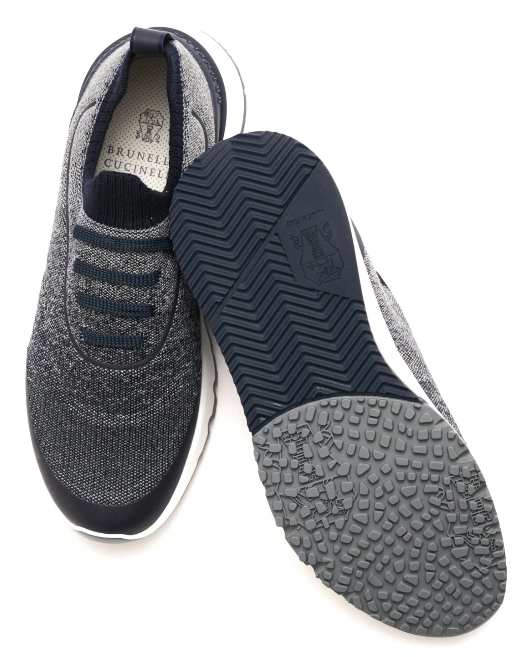 BRUNELLO CUCINELLI Luxury Runner Tech Knit Schuhe Turnschuhe Sneaker Inspiriert von den hochwertigen Strickgarnen Cucinellis