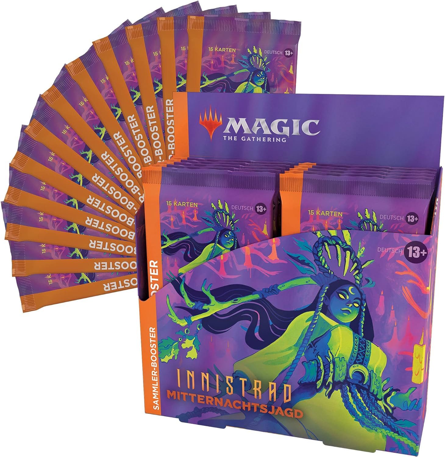 Magic the Gathering Sammelkarte Innistrad: Mitternachtsjagd Sammler Display Deutsch