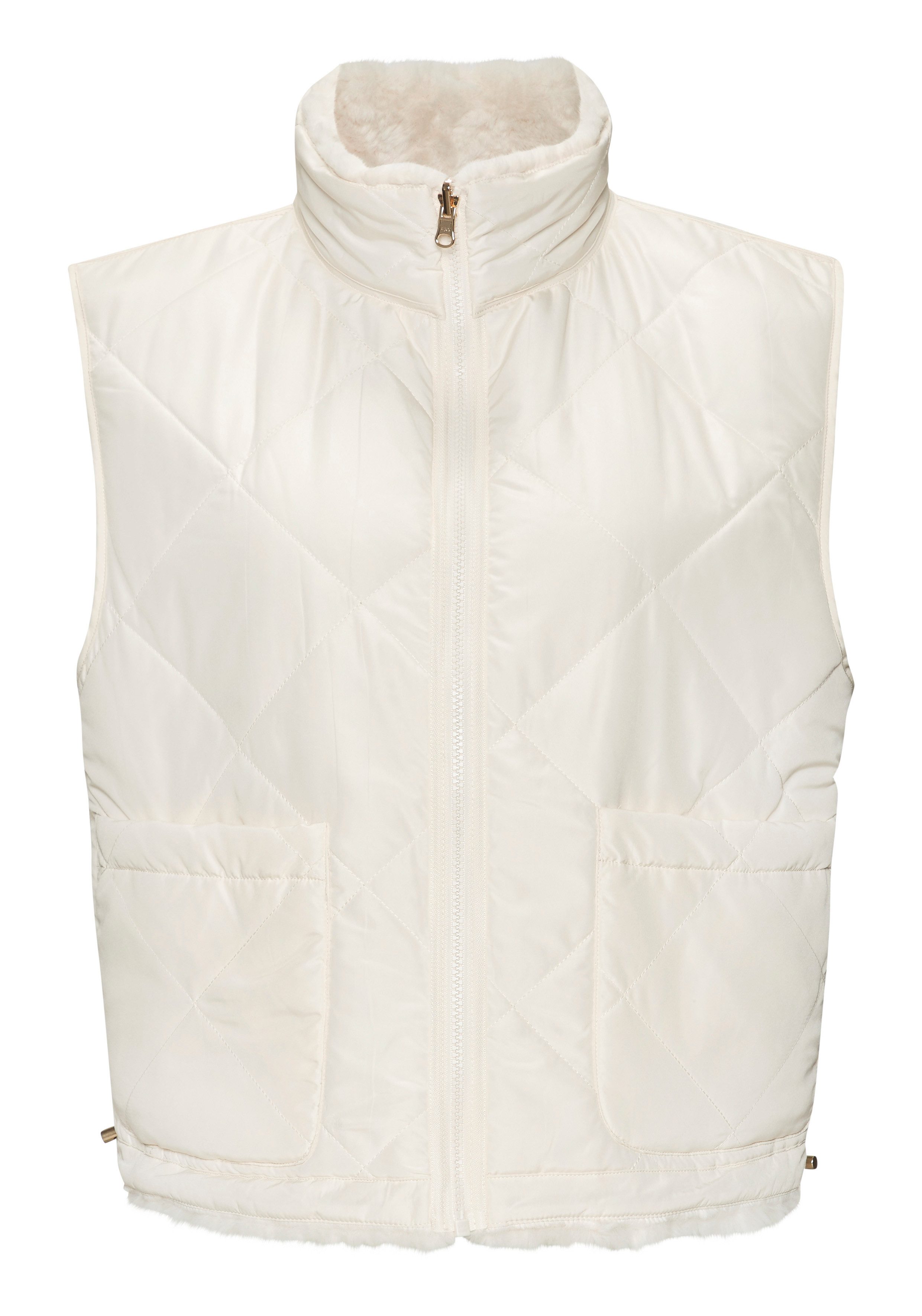 LASCANA Wendeweste, wendbare Steppweste mit flauschigem Fellimitat. € 99,99