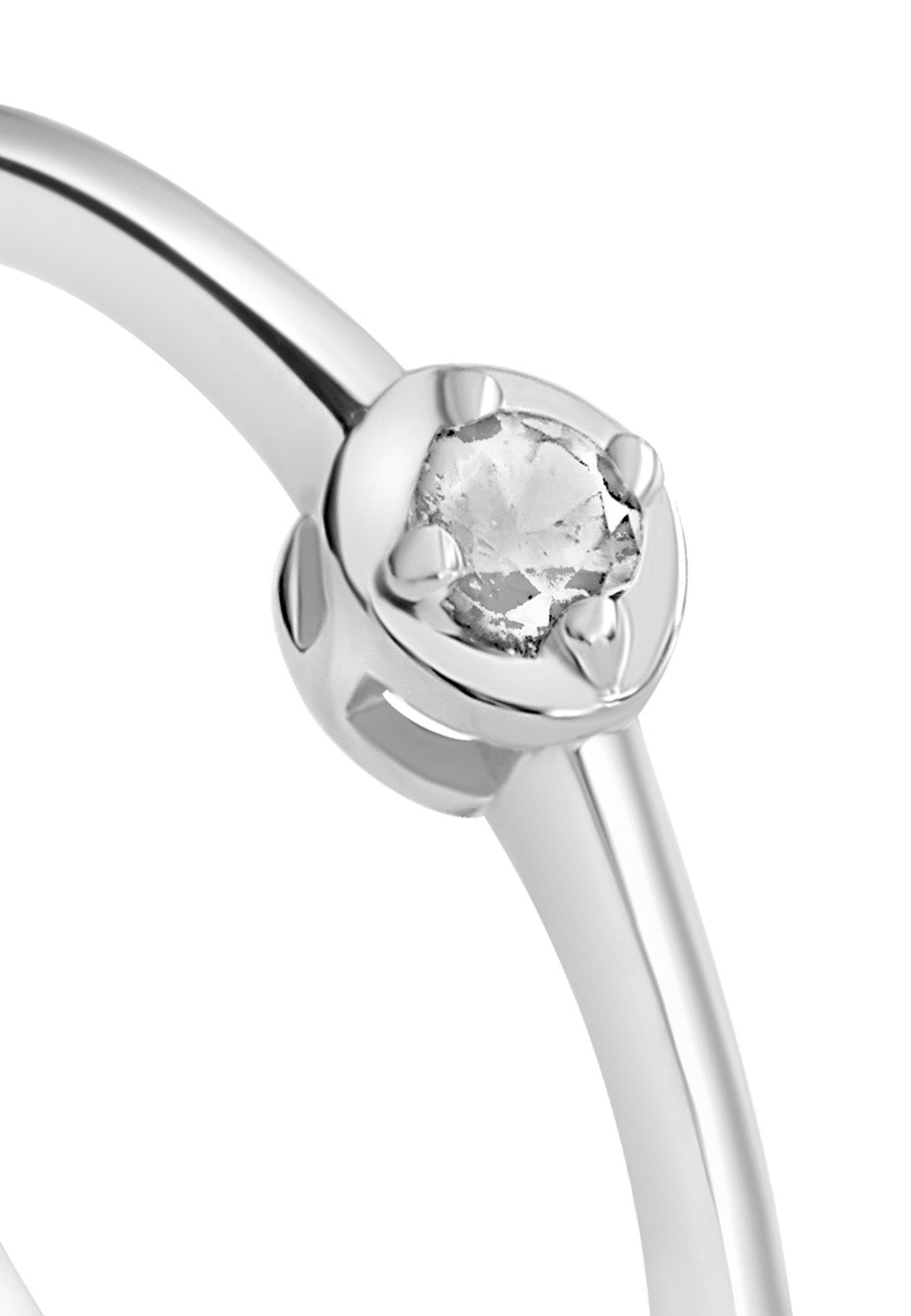 NANA KAY Fingerring Delicate Touch, mit farblosem Stein