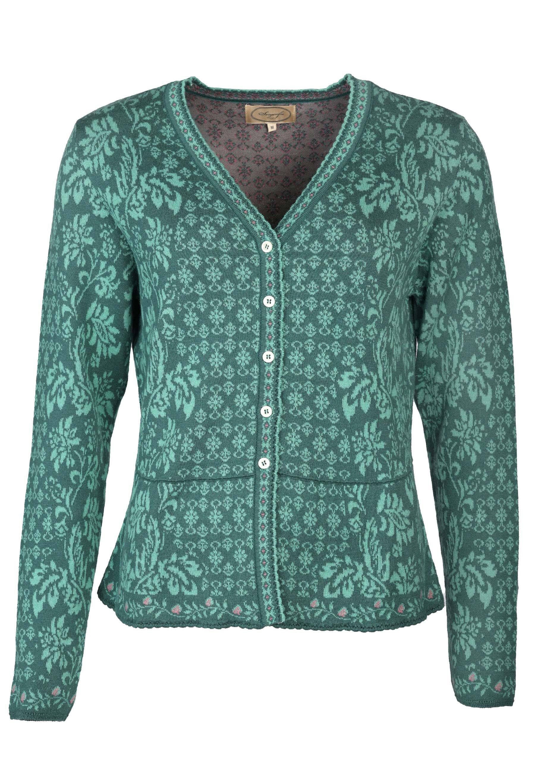 Sorgenfri Sylt Strickjacke Lindara Ajour-Strickdetails