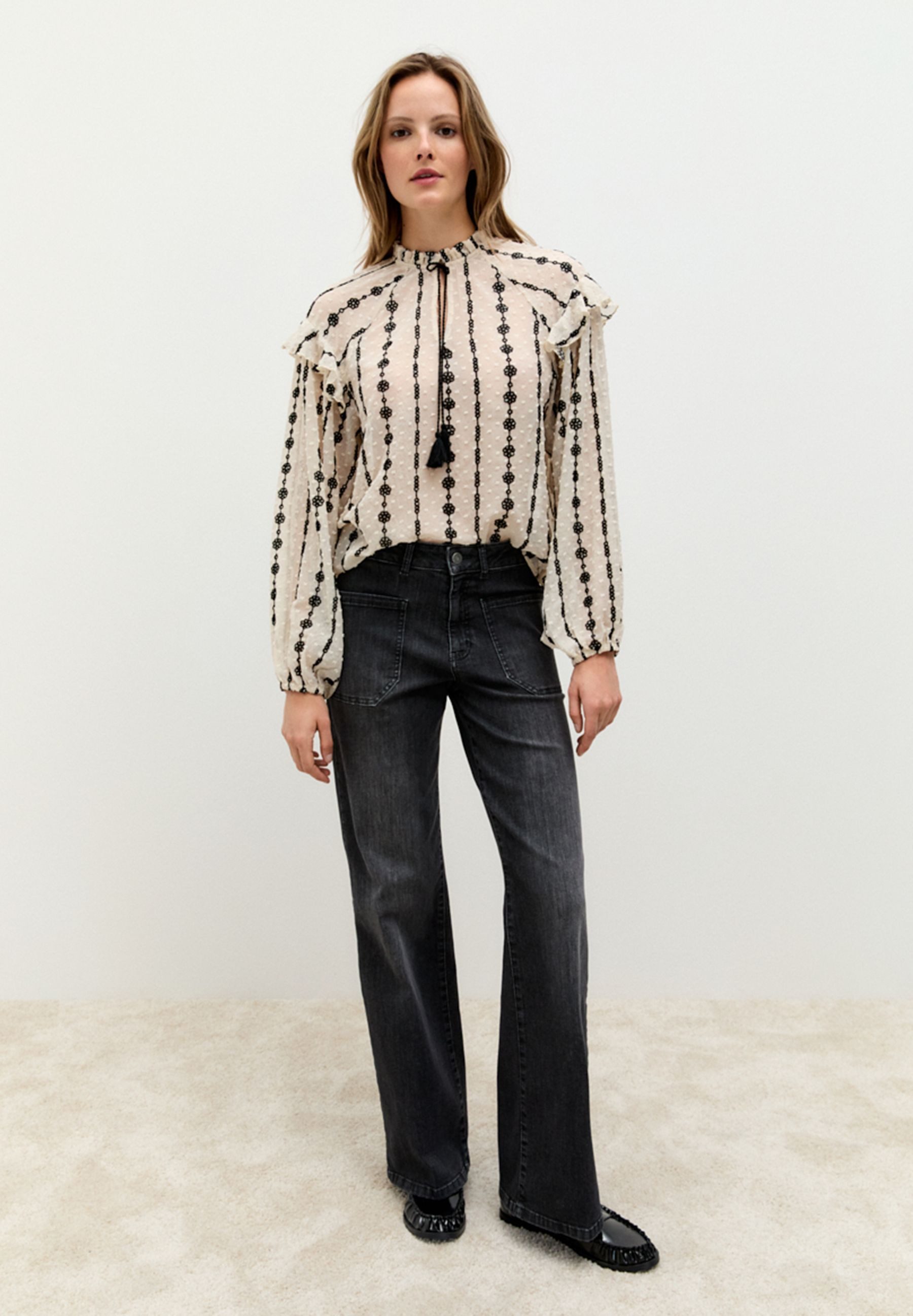 MORE&MORE Langarmbluse günstig online kaufen