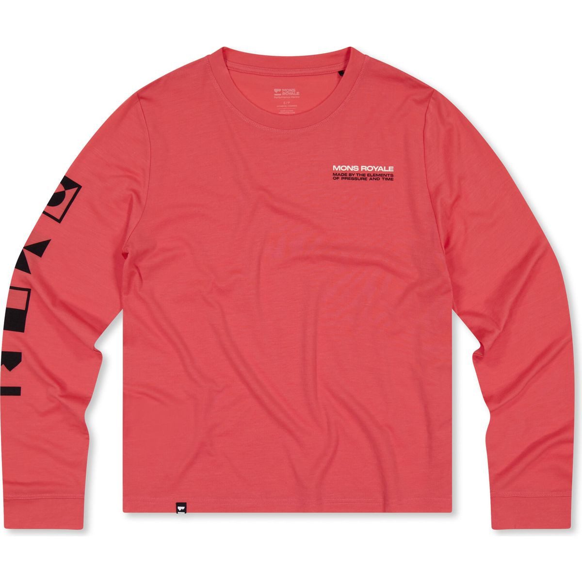 Mons Royale Longsleeve Womens Icon Merino Long Sleeve Vielseitiges, temperaturregulierendes Merino Longsleeve für urbanen