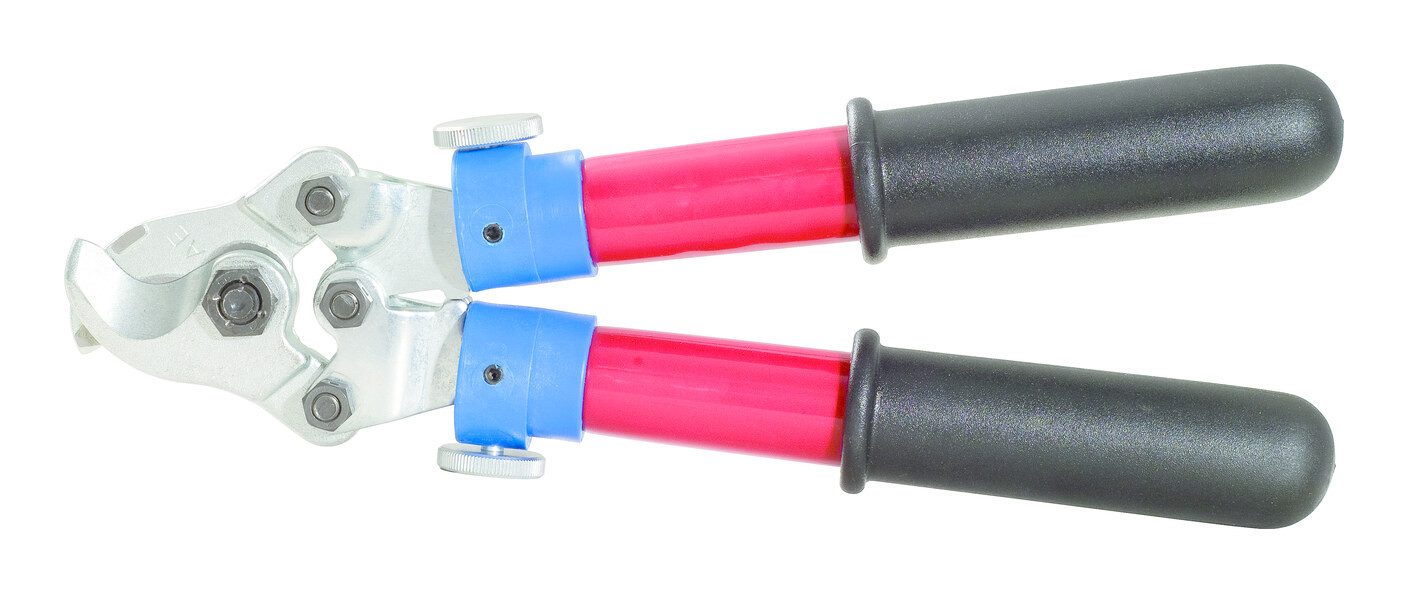 KS Tools Kabelschere, Mit Schutzisolierung, Teleskopgriff, 360-520 mm