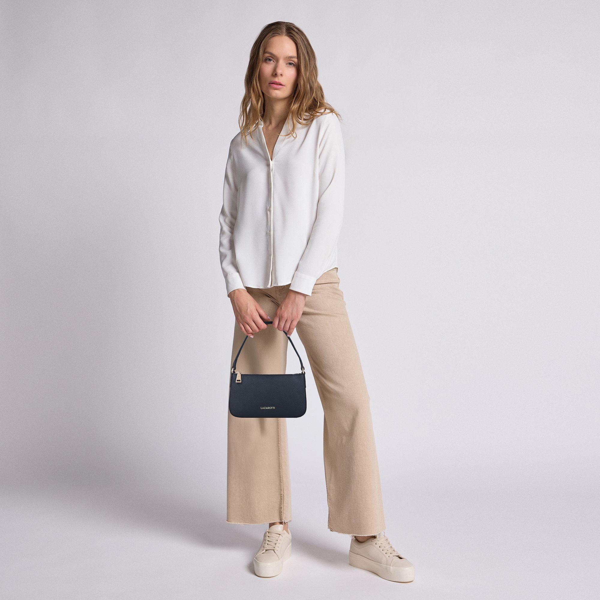 Lazarotti Schultertasche Bologna Leather, Leder günstig online kaufen