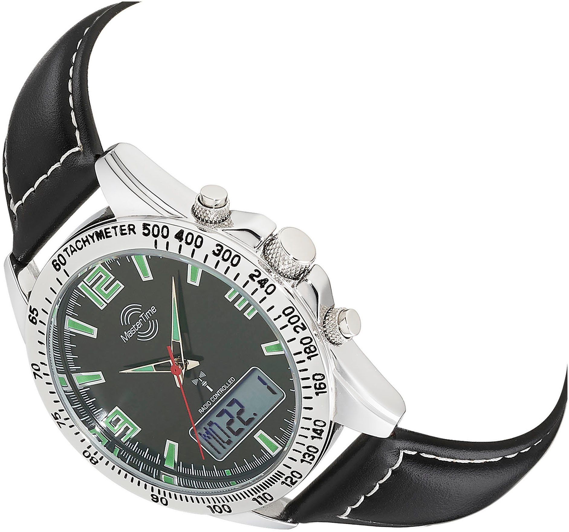 MASTER TIME Funkchronograph Sporty MTGA-10873-22L, Armbanduhr, Quarzuhr, He günstig online kaufen