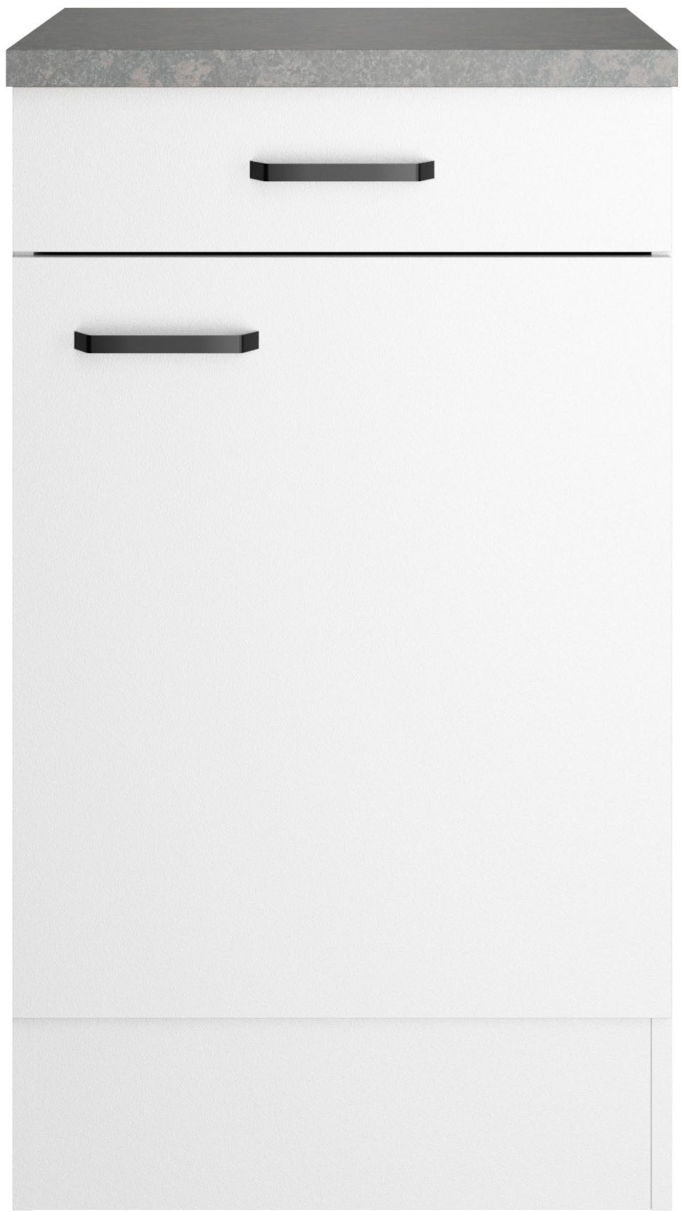 OPTIFIT Unterschrank OPTImulti Breite 50 cm, Tiefe 60 cm, mit 1 Tür, 1 Schubkasten, 1 Einlegeboden