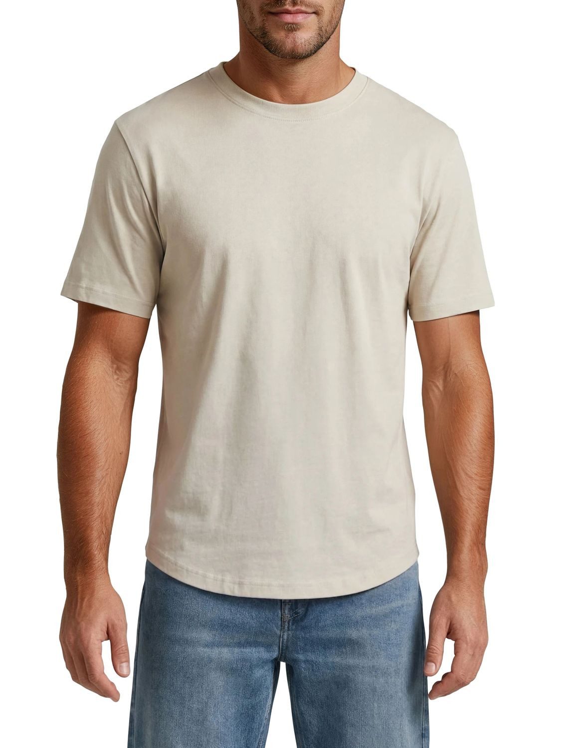 Jack & Jones T-Shirt Herren Basicshirt JJENOA 3er Pack Regular Fit (Vorteilspack, 3-tlg) Kurzarm Tee Shirt mit Rundhalsausschnitt aus 100% Baumwolle