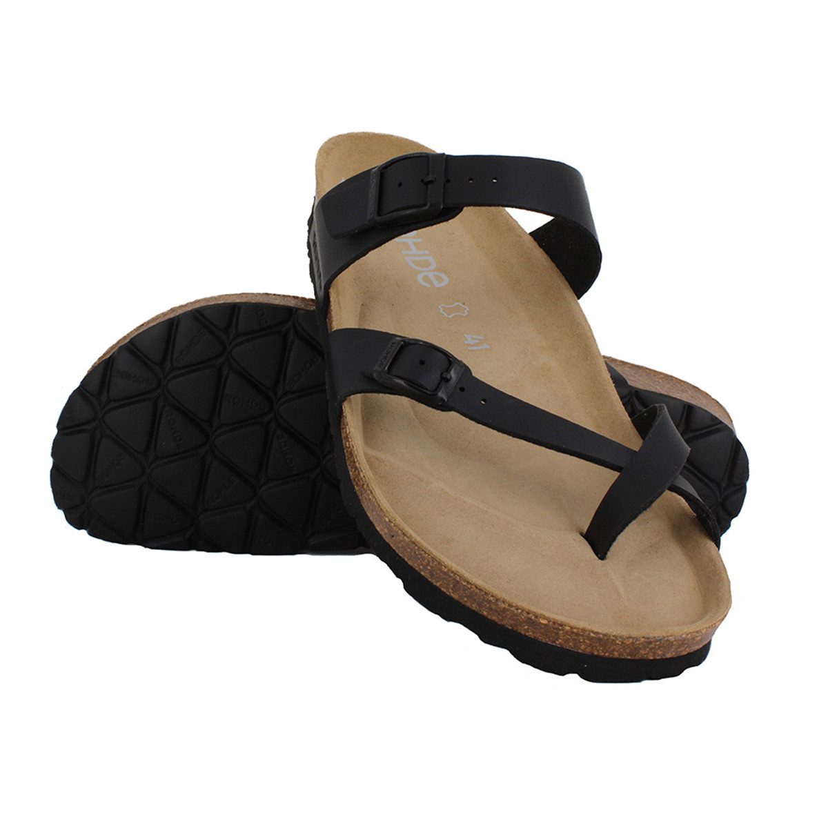 Rohde Alba Pantolette (1-tlg) Pantoletten - Verstellbare Schnallen, Flexible und langlebige Sohle