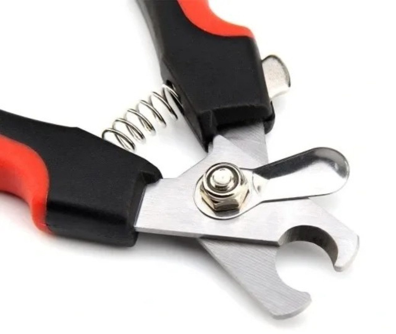NUXIE Dog Krallenschneider Edelstahl Nagelschneider für Hunde und Katzen mit Schloss, (Ideal für präzise Haustier-Nagelpfelge zu Hause, 1-tlg., Hundeschere, Katzenschere, Nagelknipser), Sicherheitsverschluss für sichere Haustier-Nagelpflege.