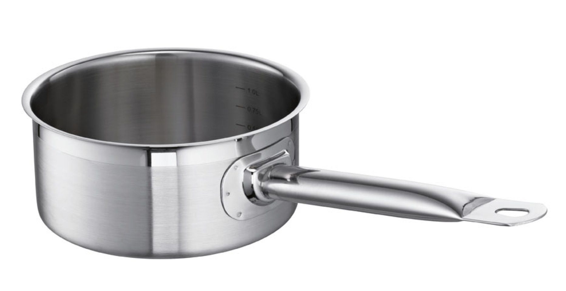 SCHULTE-UFER Сотейники Profi-Line i, Edelstahl 18/10 (Einzelartikel, 1-tlg., 1 x Topf), Ø 16 cm