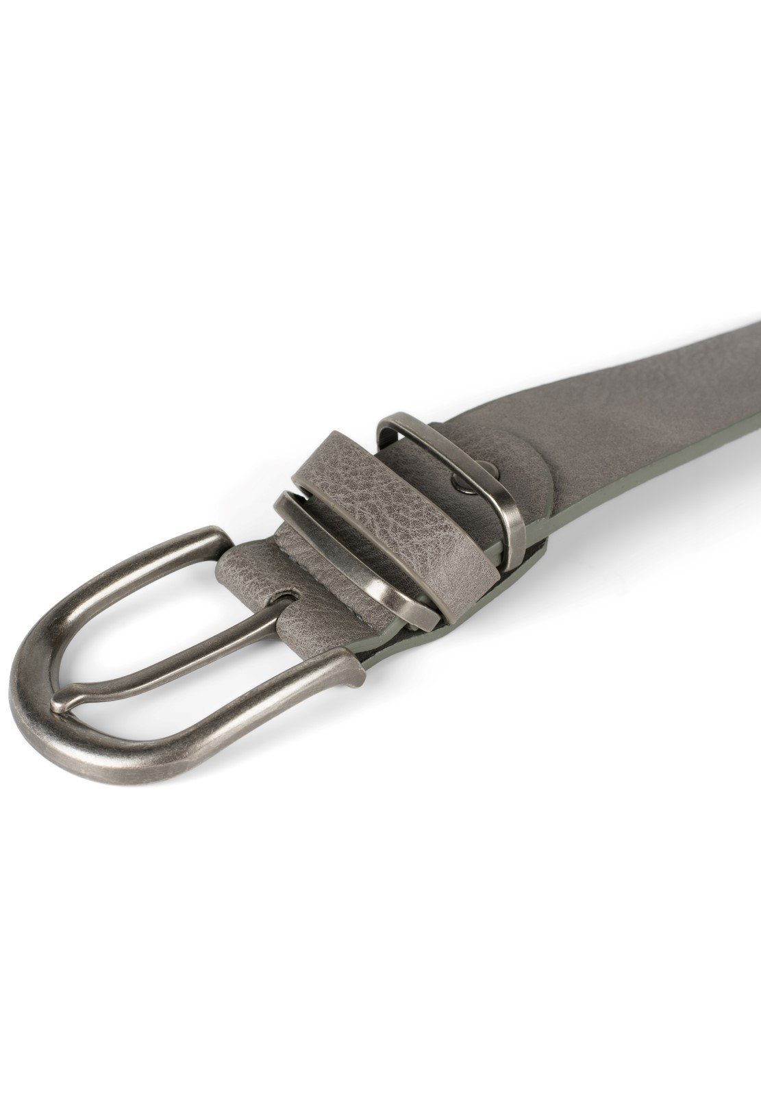 styleBREAKER Synthetikgürtel Gürtel mit Metall Gürtelschlaufe (1-St) günstig online kaufen