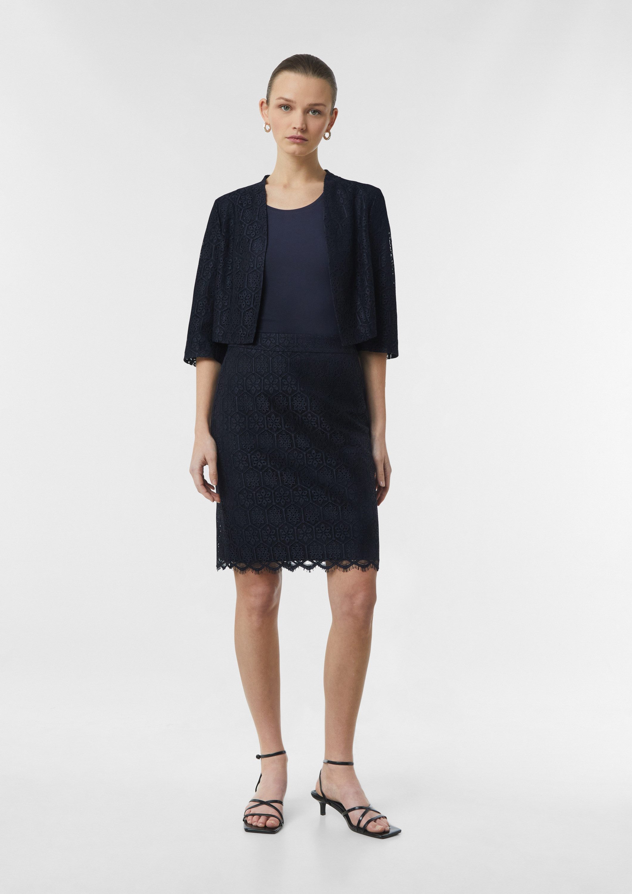 comma Minirock Rock Kurzer Spitzen-Rock günstig online kaufen