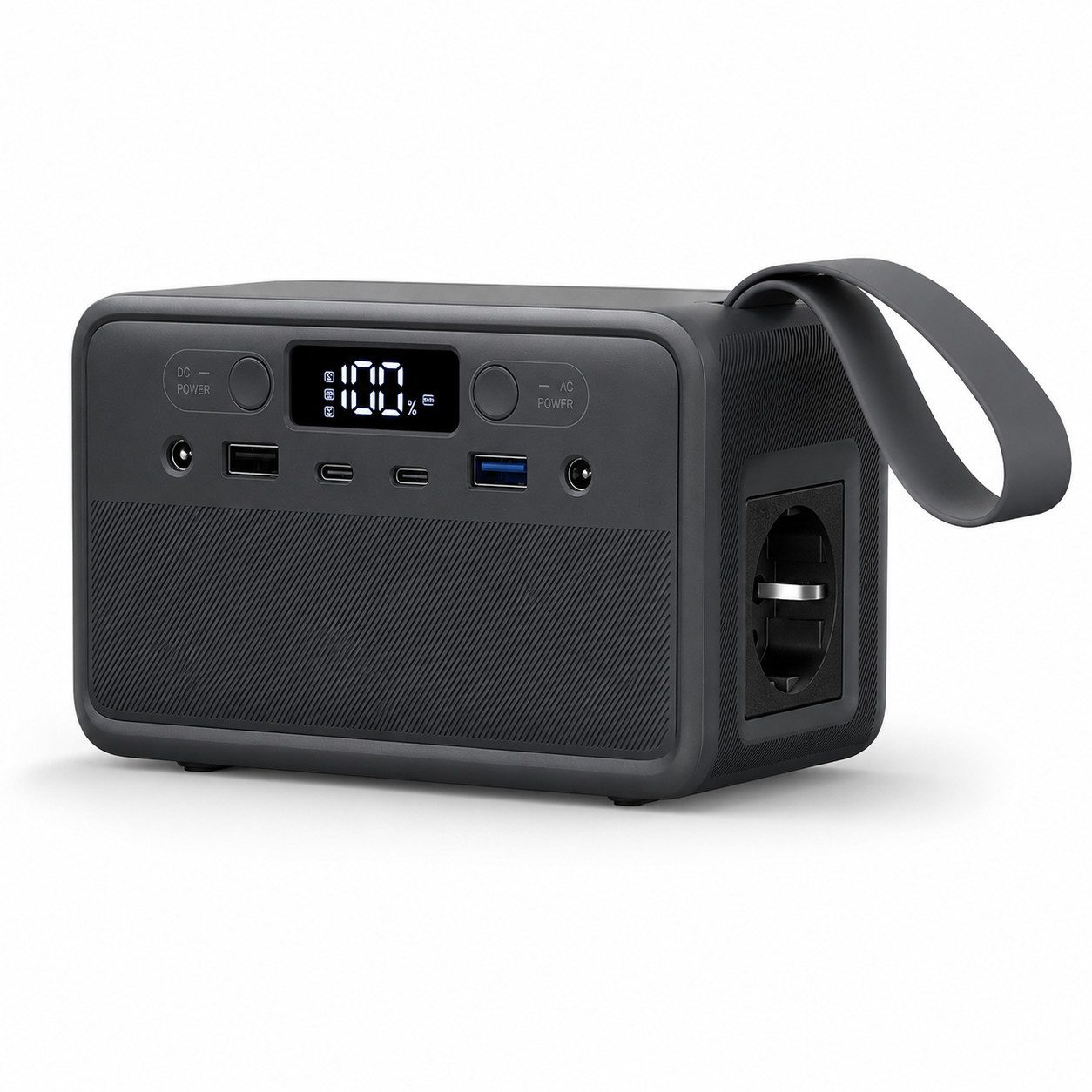 Goldstern-Tech Powerstation 89,6 Wh LiFePO4-Akku Tragbarer Stromspeicher (12 V), 200 W Spitzenleistung, 2x USB-C, LED-Licht