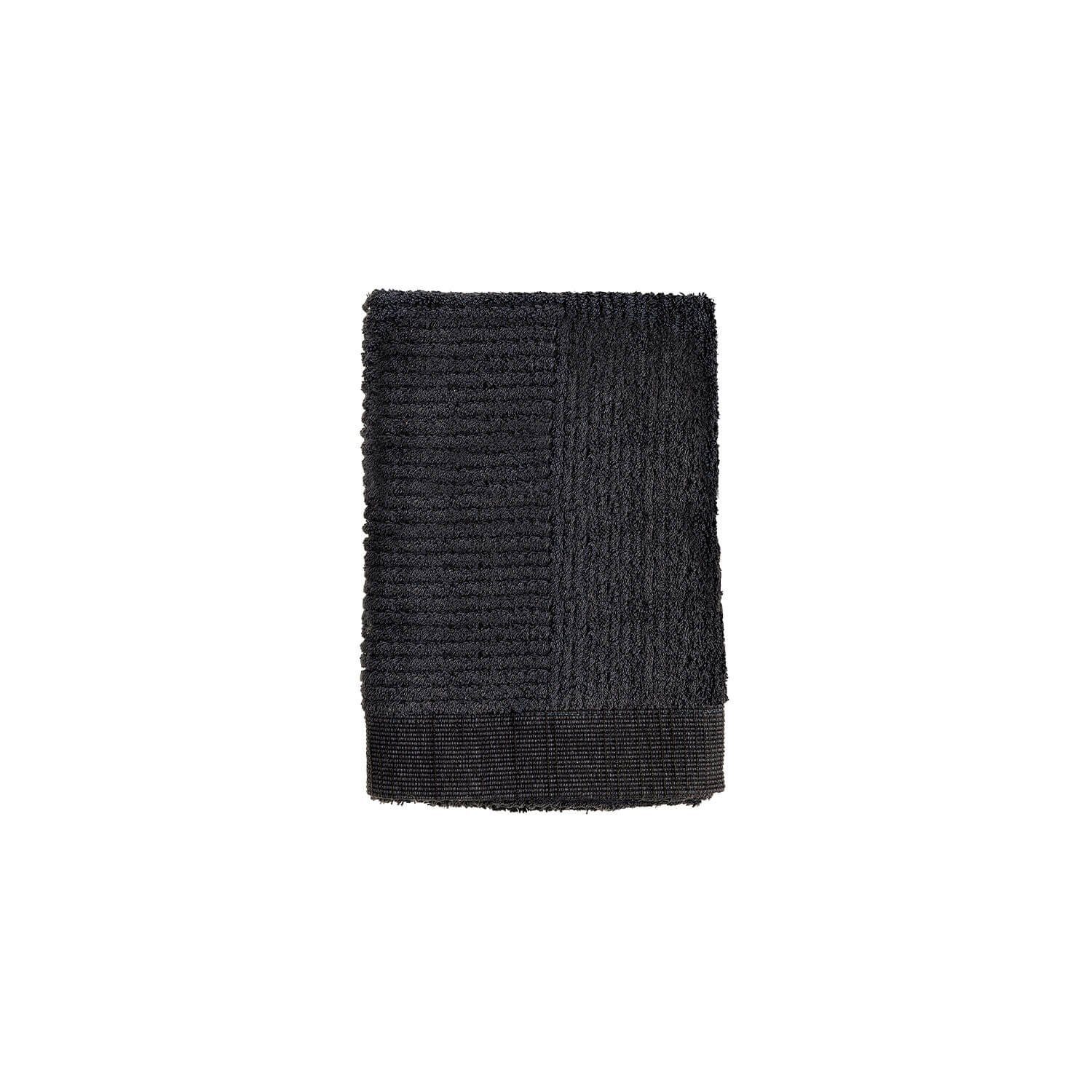 Zone Denmark Handtücher schwarz Gästehandtuch % Bio-Tex-zertifizierter CLASSIC Baumwolle 50 70 cm, x 100